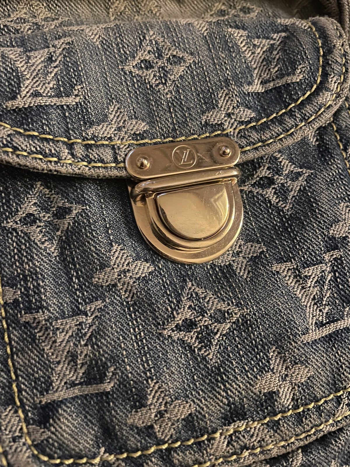 Louis Vuitton Louis Vuitton 2007 denim monogram shoulder danube bag Size ONE SIZE - 2 Thumbnail