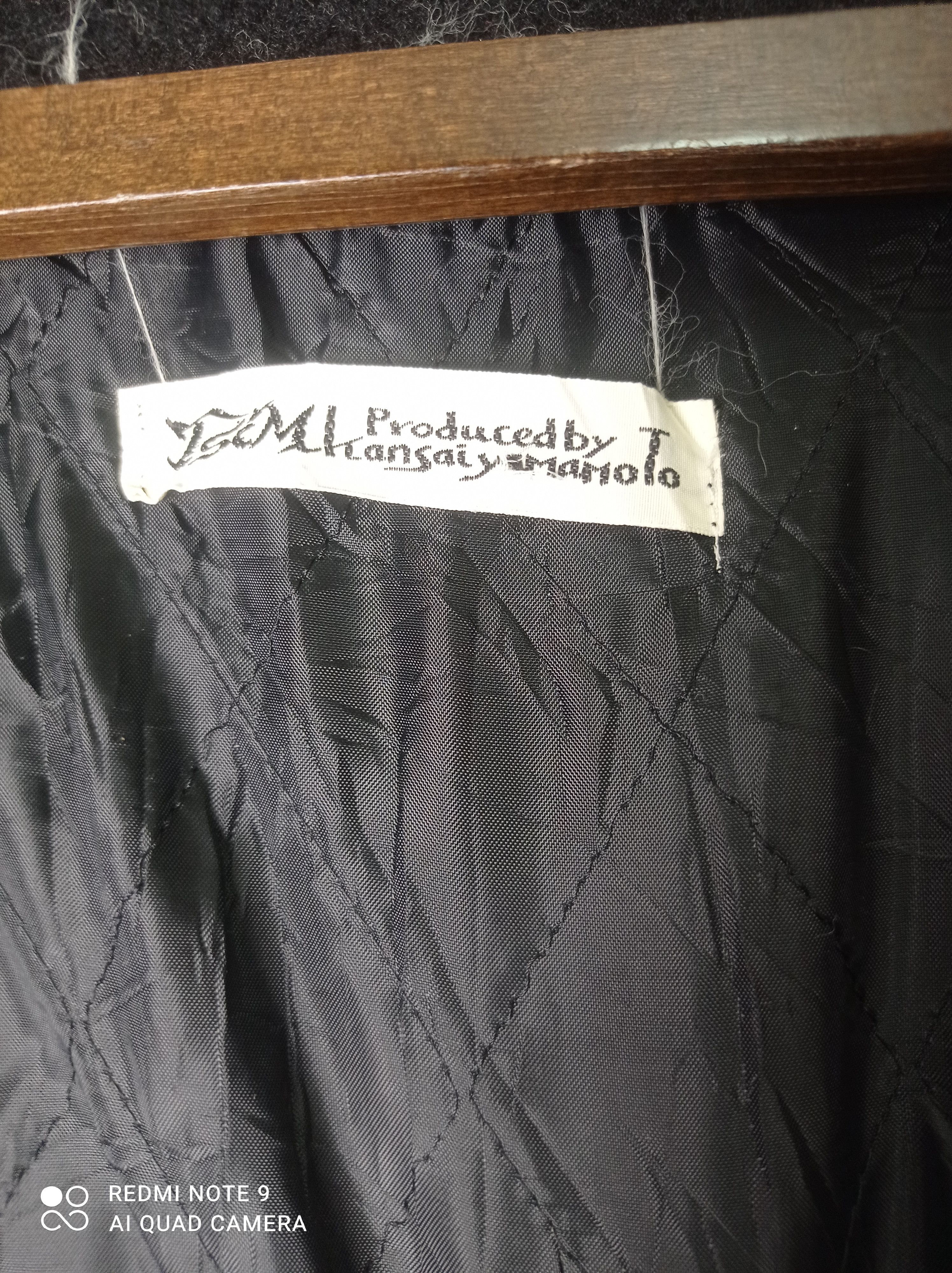Japanese Brand Vintage Kansai Yamamoto Wool trench coat Elegant style Size US XL / EU 56 / 4 - 12 Thumbnail