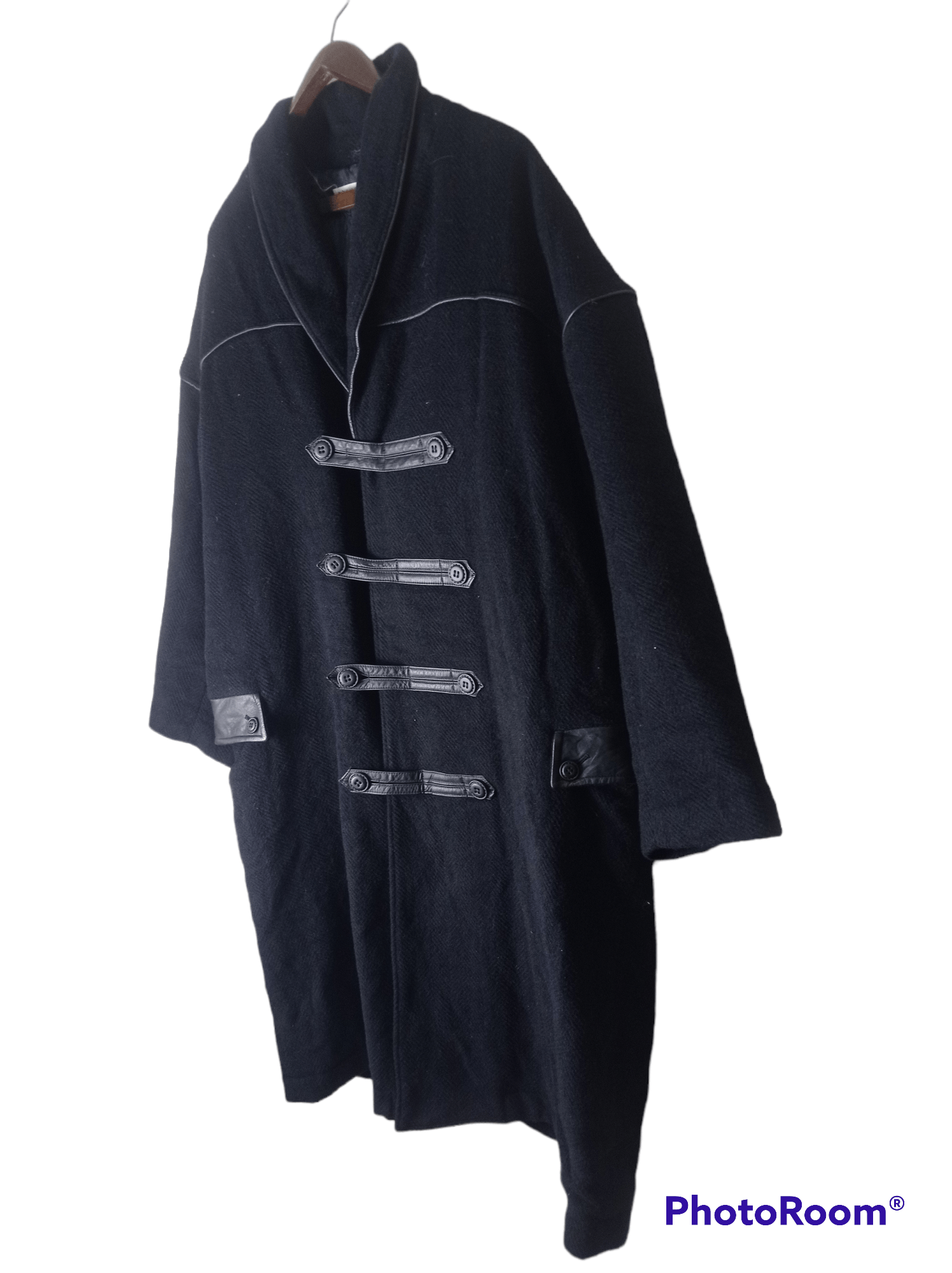 Japanese Brand Vintage Kansai Yamamoto Wool trench coat Elegant style Size US XL / EU 56 / 4 - 2 Thumbnail