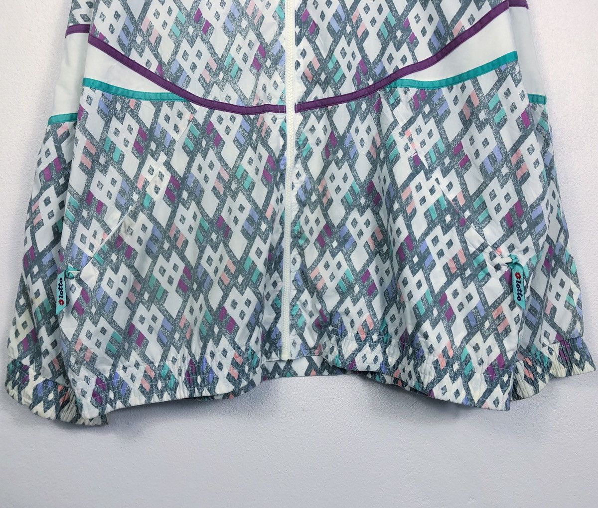 Lotto Sport Rare Vintage Lotto Tennis Italiano Full Print Jacket Size US XL / EU 56 / 4 - 4 Thumbnail