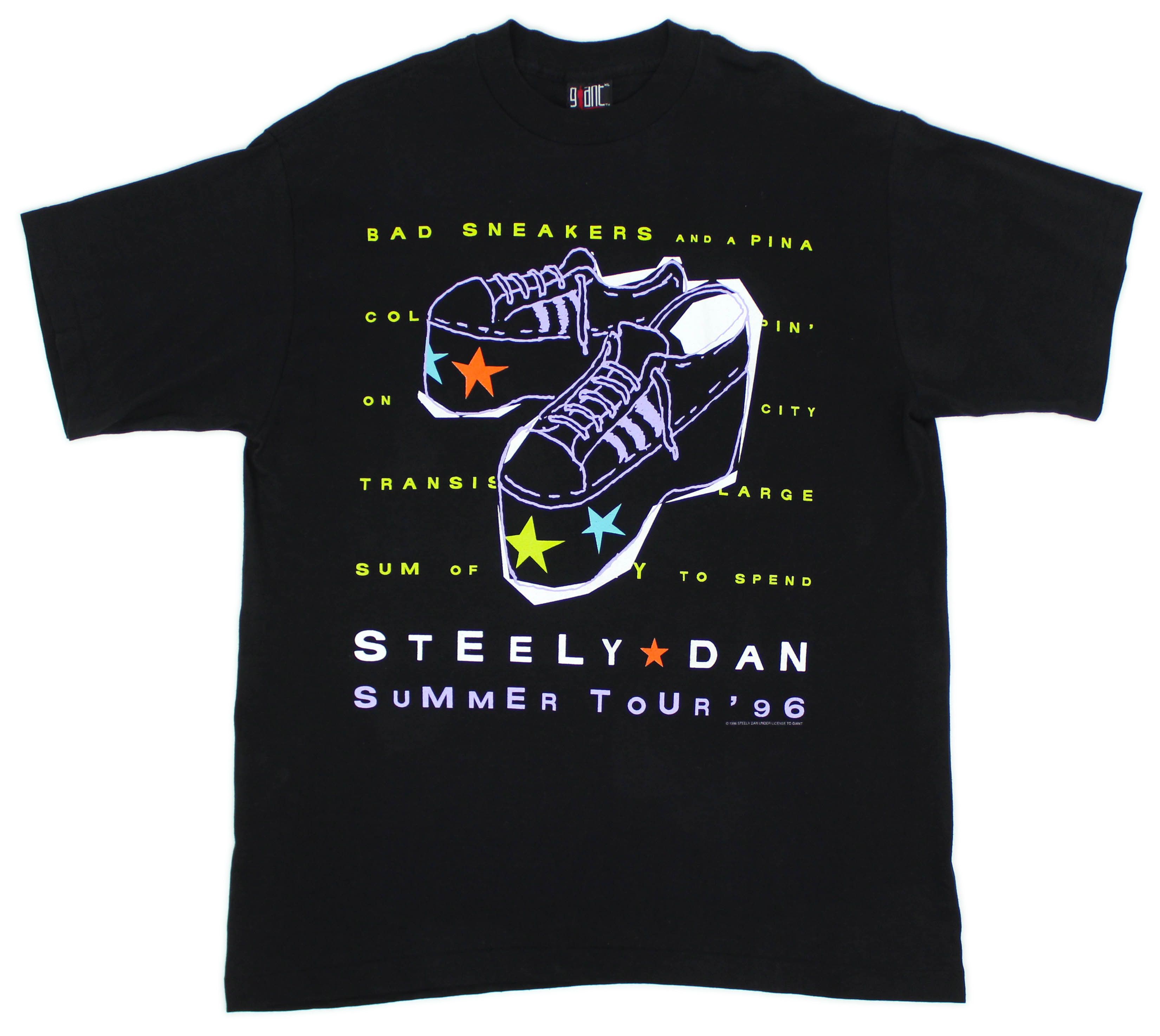 Vintage Vintage Steely Dan Bad Sneakers 1996 Tour TShirt Grailed