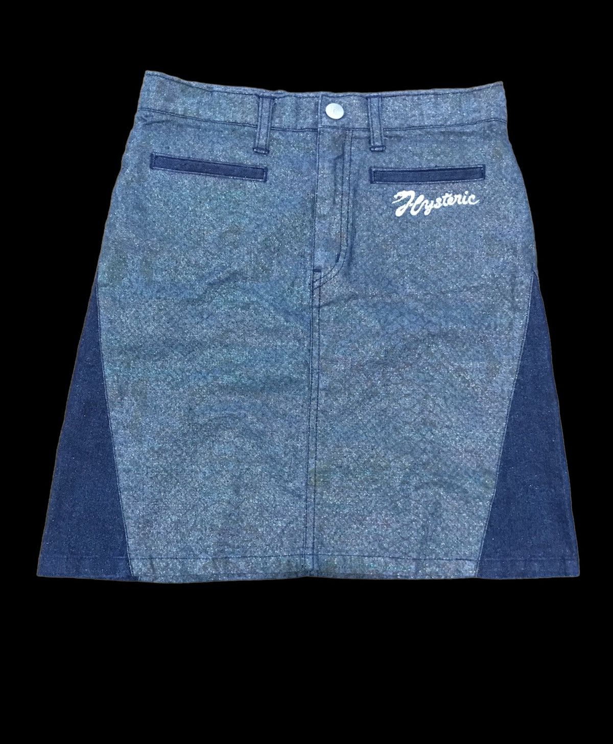 Hysteric Glamour × Japanese Brand 🖤BLACKFRIDAY🖤Hysteric Glamour Sneak Skin Denim Skirt Size 26" / US 2 / IT 38 - 1 Thumbnail