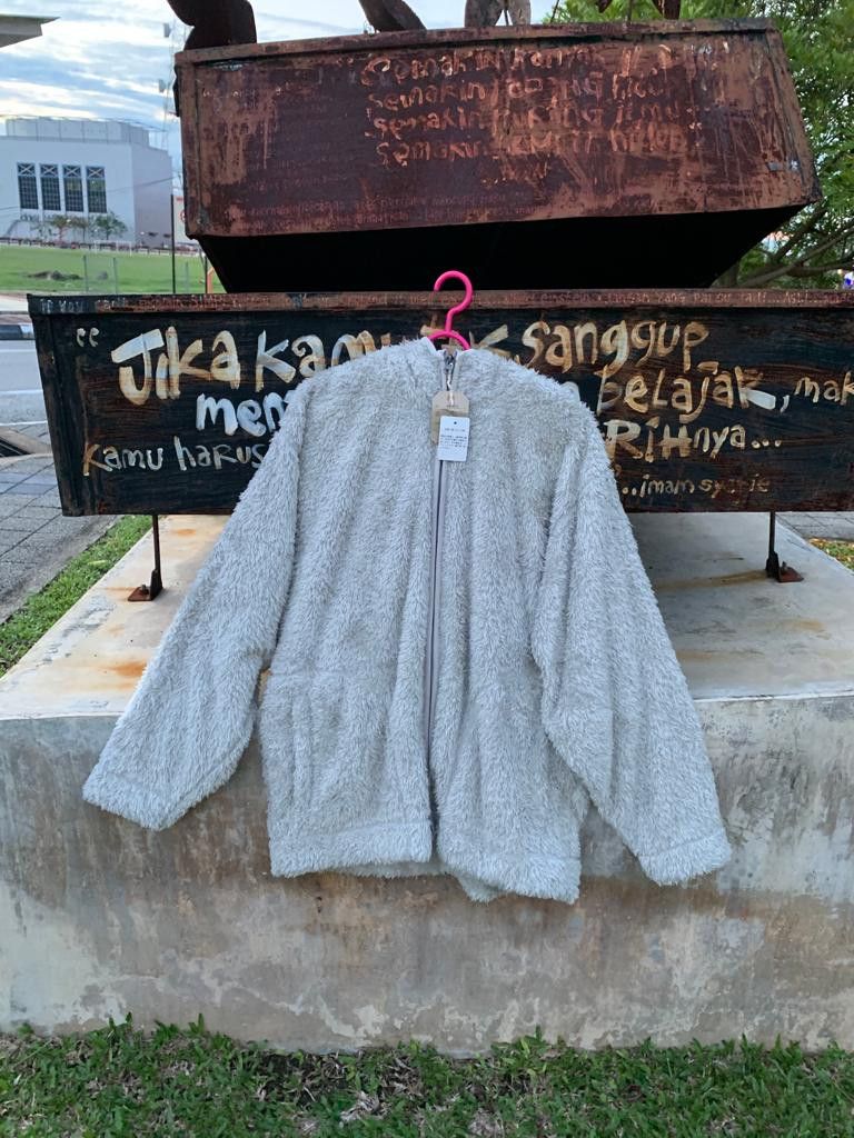 Japanese Brand Open Dich Faux Fur Fleece hoodie Size US L / EU 52-54 / 3 - 1 Thumbnail