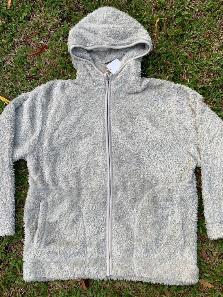 Japanese Brand Open Dich Faux Fur Fleece hoodie Size US L / EU 52-54 / 3 - 8 Thumbnail