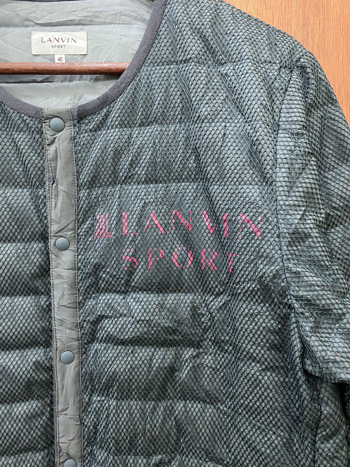 Lanvin Lanvin Mesh Quilted Jacket Size US M / EU 48-50 / 2 - 3 Thumbnail