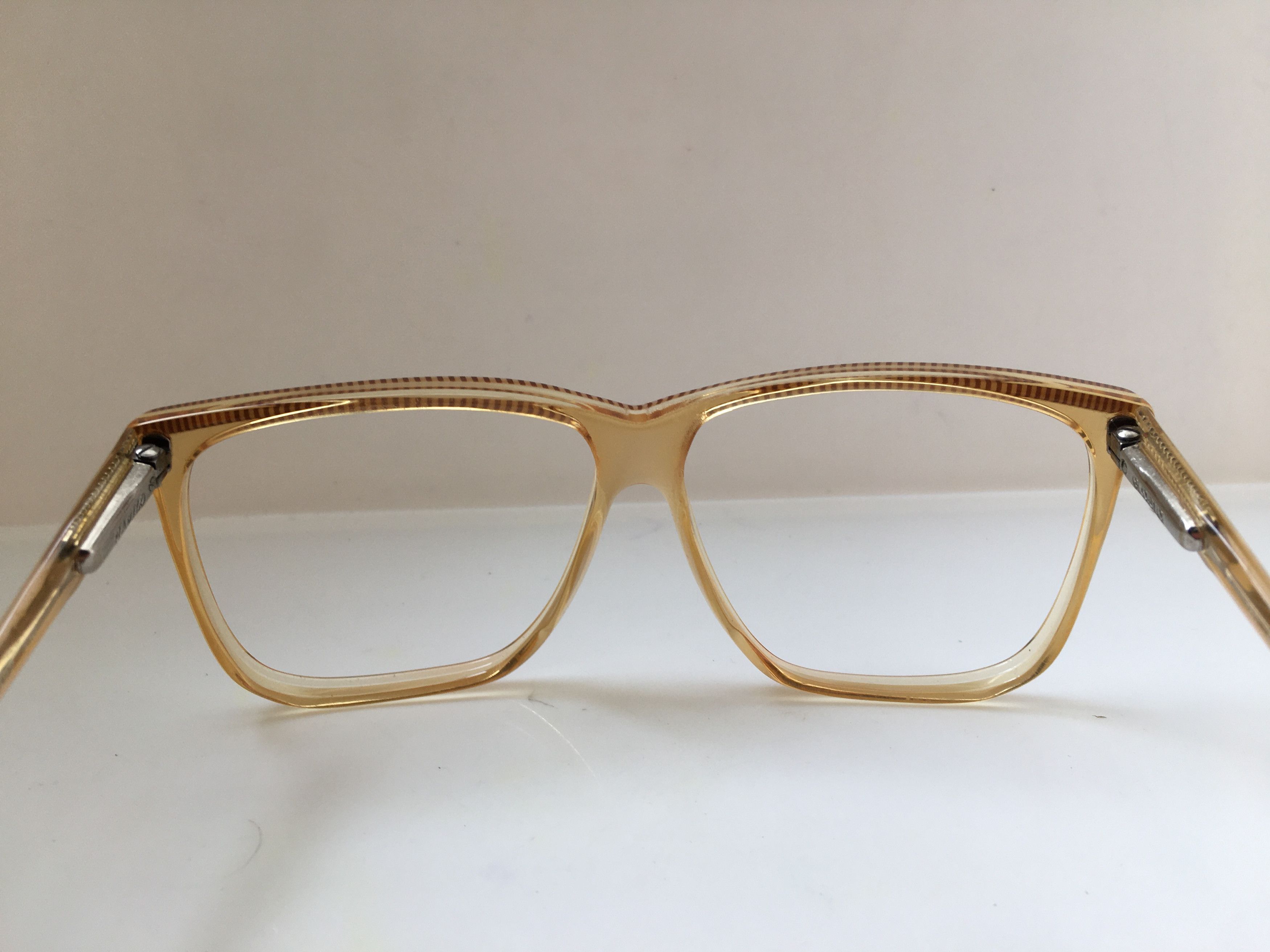 Vintage Safilo Elasta 5522 Blonde Eyeglasses Frame Italy