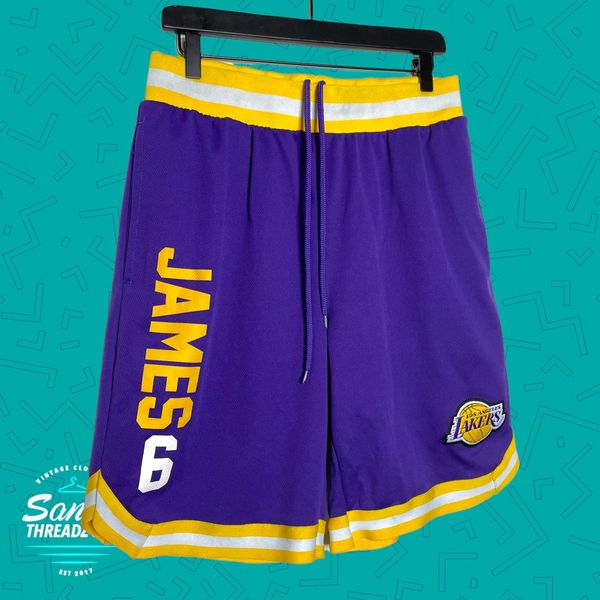 lebron james lakers shorts