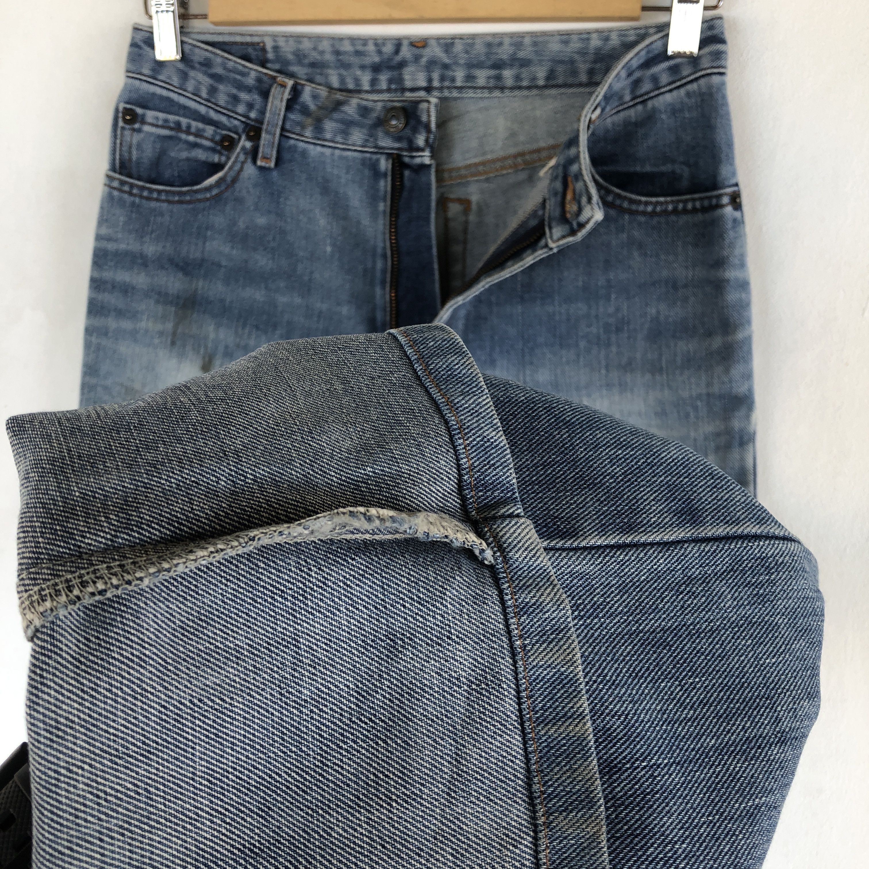 Japanese Brand Vintage Flare Bobson Jeans Wide Leg Denim Boot Cut Pants Size 28" / US 6 / IT 42 - 10 Thumbnail