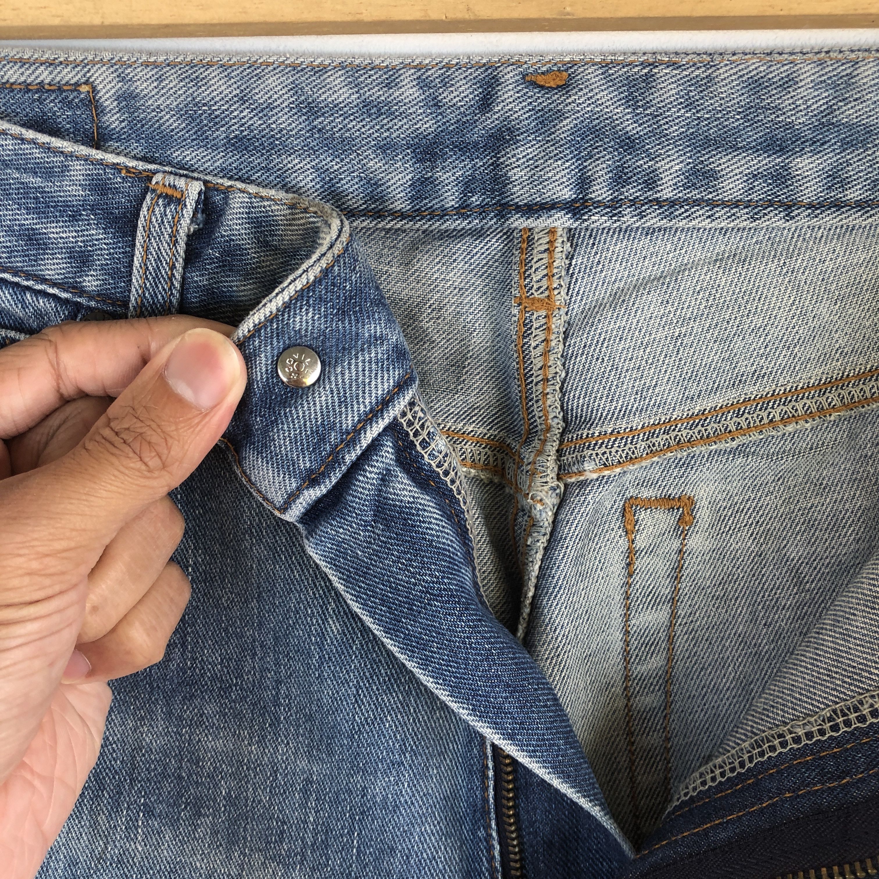 Japanese Brand Vintage Flare Bobson Jeans Wide Leg Denim Boot Cut Pants Size 28" / US 6 / IT 42 - 9 Thumbnail