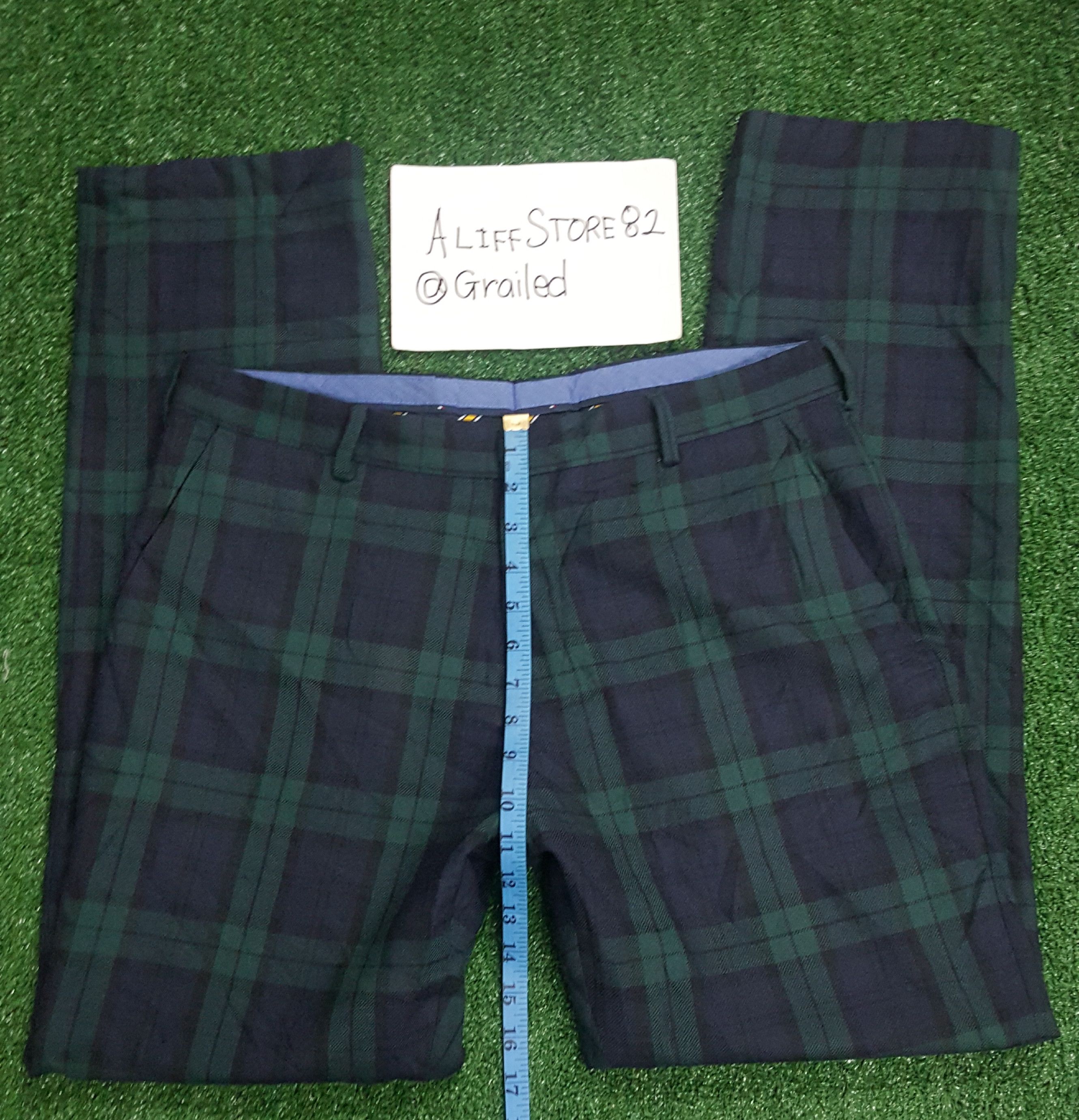 Tommy Hilfiger 📍LastDrop📍Tommy Hilfiger Mercer Chino Wool Plaid Pants Size US 34 / EU 50 - 4 Thumbnail