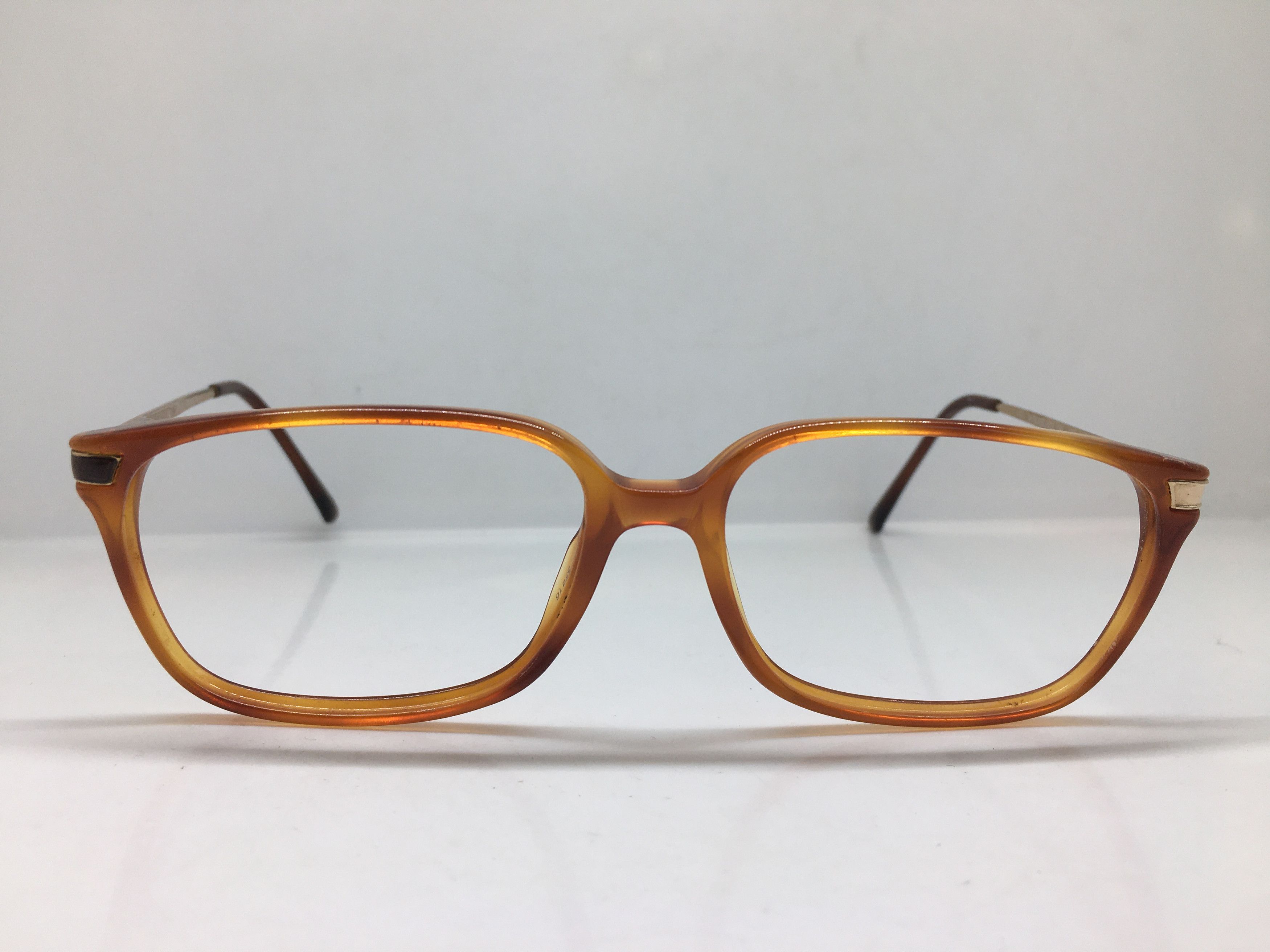 Vintage Safilo Elasta 1558 Brown Eyeglasses Frame Italy
