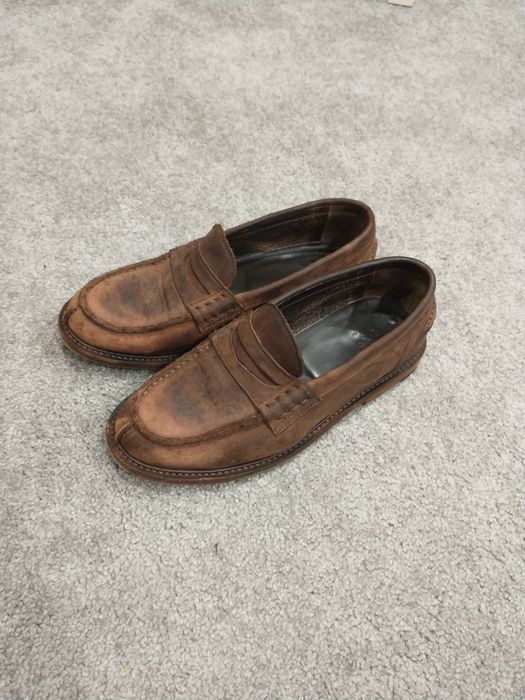 Hender Scheme Hender scheme Slouchy loafers in dark brown | Grailed