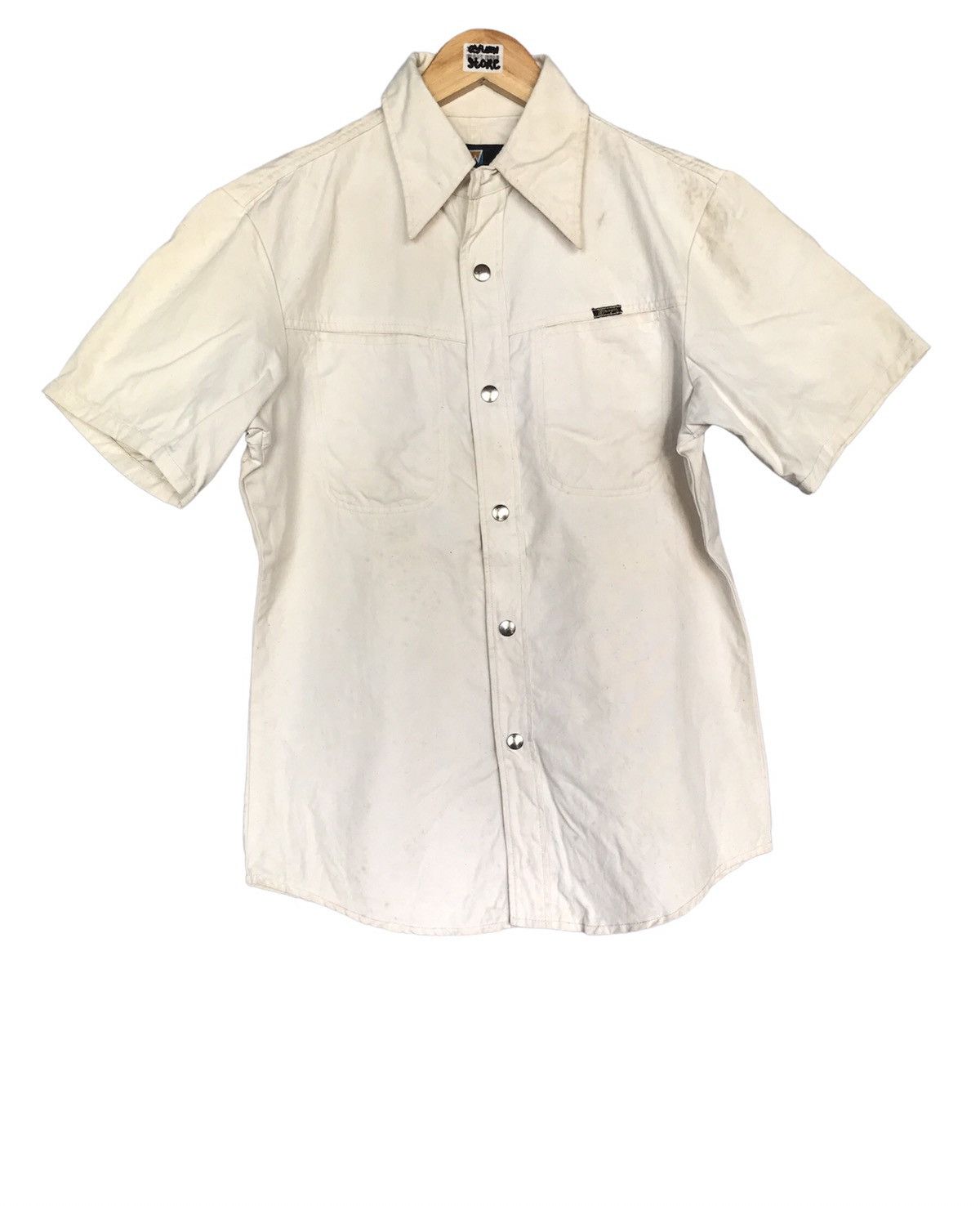 Japanese Brand × Wrangler VTG WRANGLER SHORT SLEEVE SHIRTS Size US L / EU 52-54 / 3 - 1 Thumbnail