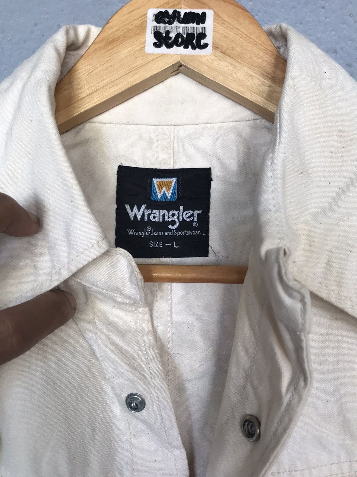 Japanese Brand × Wrangler VTG WRANGLER SHORT SLEEVE SHIRTS Size US L / EU 52-54 / 3 - 4 Thumbnail