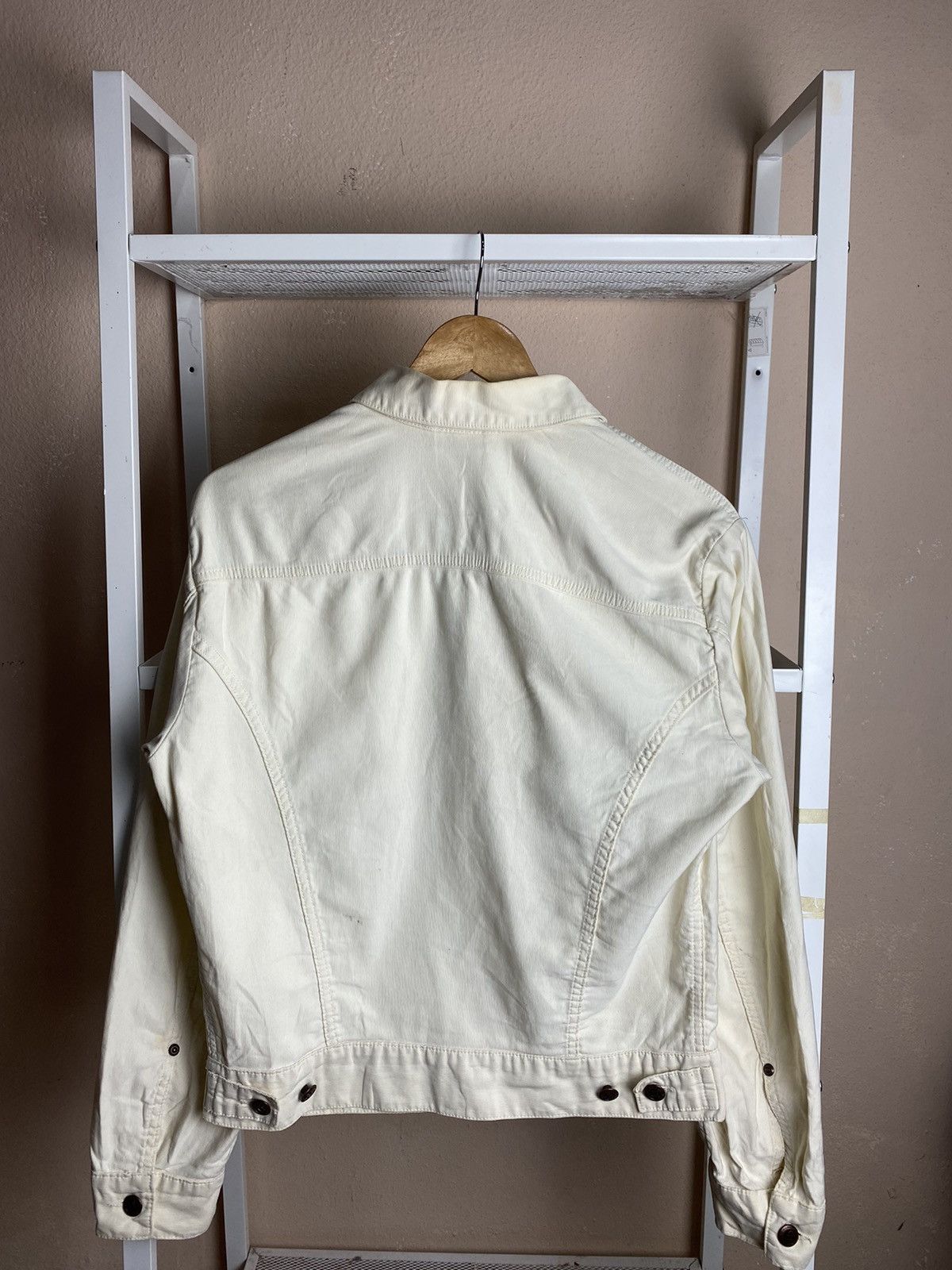 Marlboro Classics Malboro Classics Trucker Cream Jacket Made in Italy Size S / US 4 / IT 40 - 9 Thumbnail