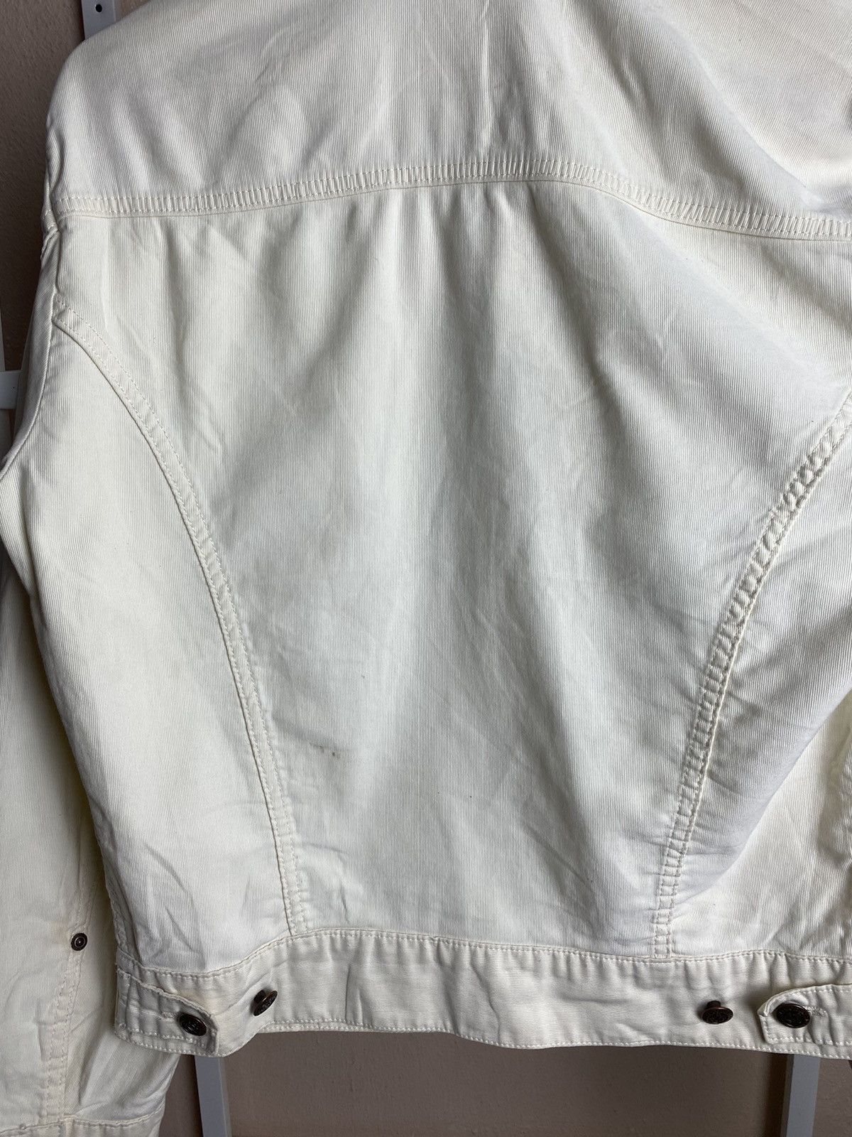 Marlboro Classics Malboro Classics Trucker Cream Jacket Made in Italy Size S / US 4 / IT 40 - 10 Thumbnail