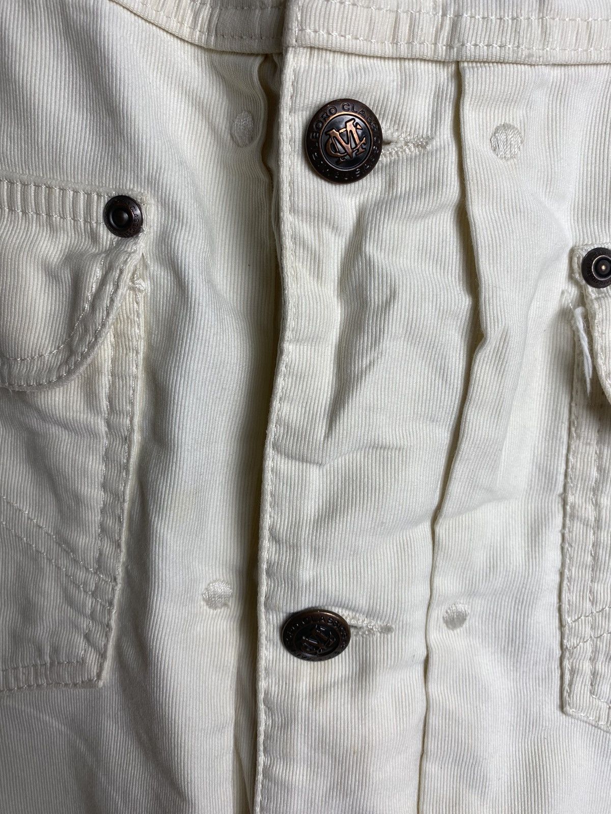 Marlboro Classics Malboro Classics Trucker Cream Jacket Made in Italy Size S / US 4 / IT 40 - 4 Thumbnail