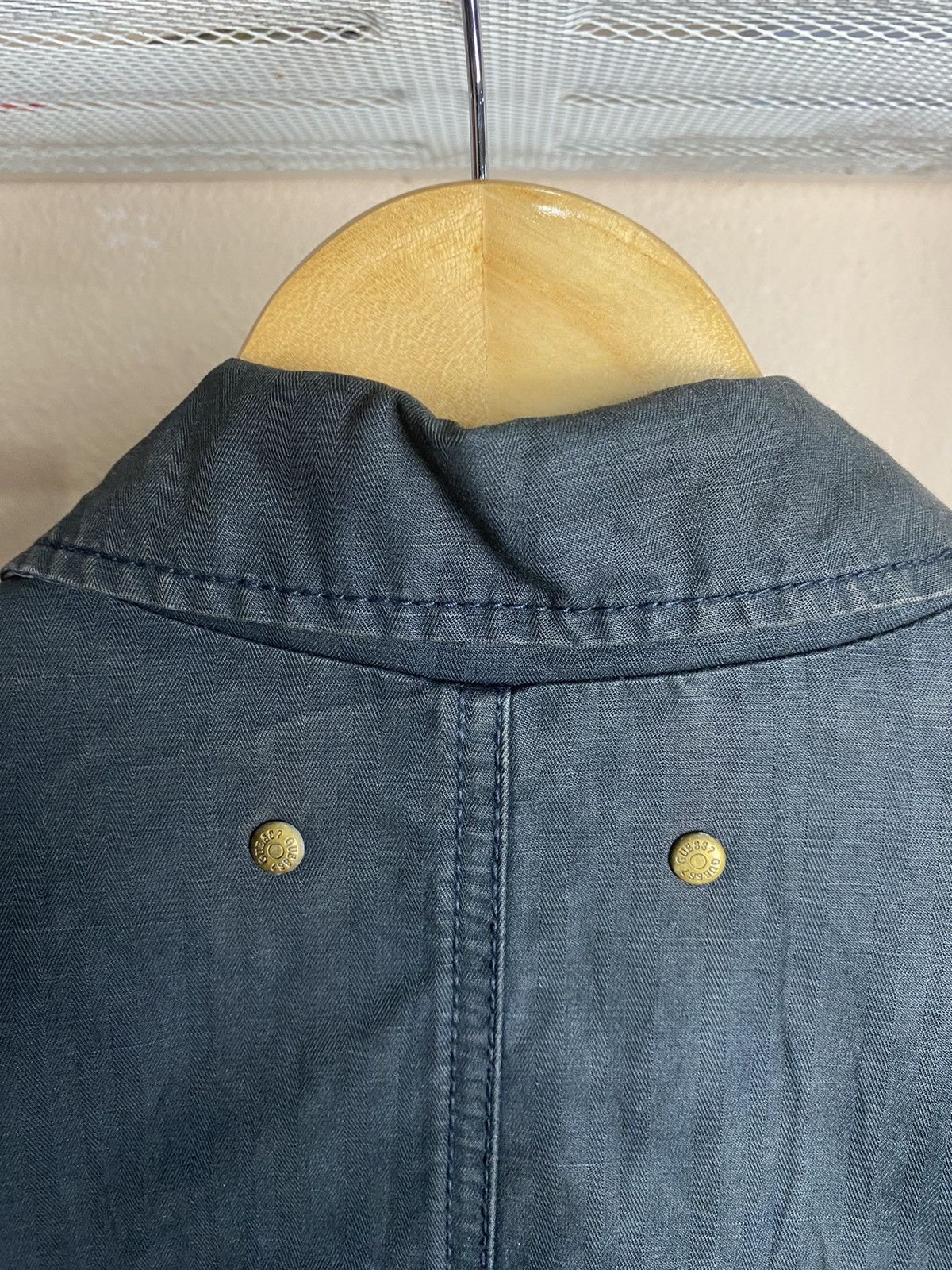 Guess GUESS Jeans Military Style Utility Jacket Arm Logo Patch Size US M / EU 48-50 / 2 - 11 Thumbnail