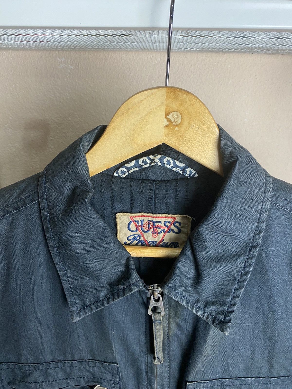 Guess GUESS Jeans Military Style Utility Jacket Arm Logo Patch Size US M / EU 48-50 / 2 - 9 Thumbnail