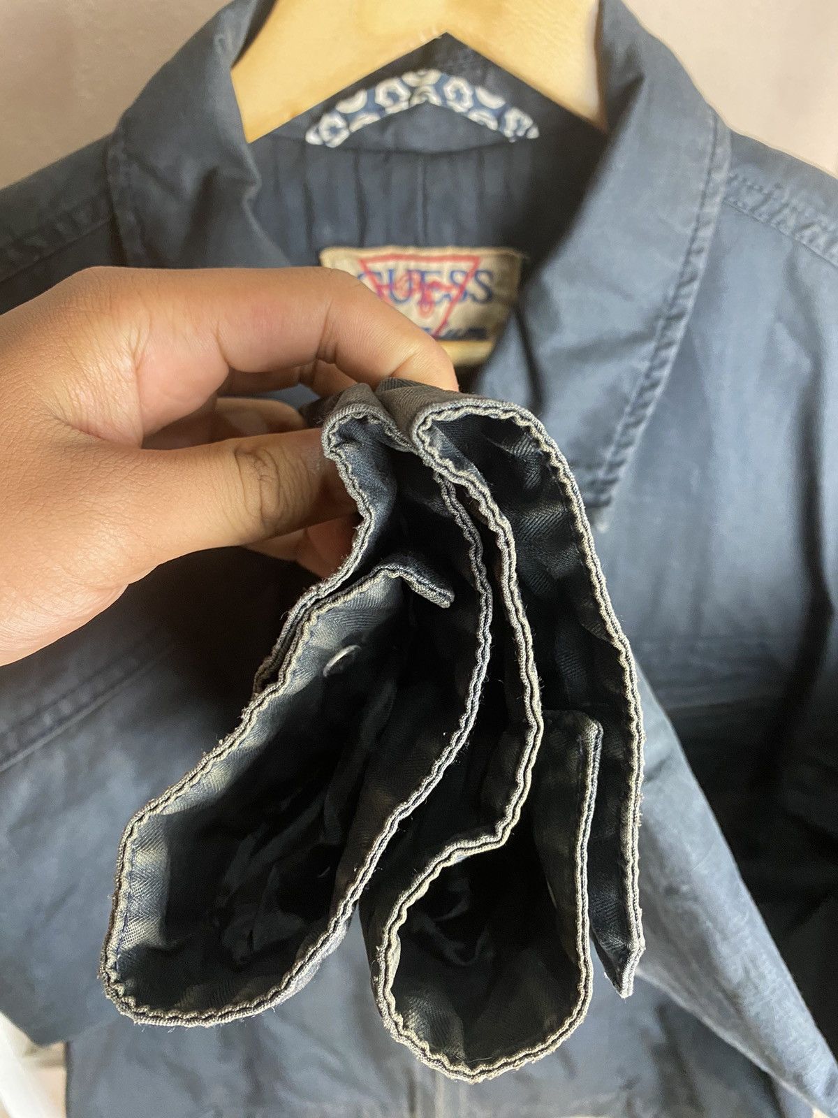 Guess GUESS Jeans Military Style Utility Jacket Arm Logo Patch Size US M / EU 48-50 / 2 - 7 Thumbnail