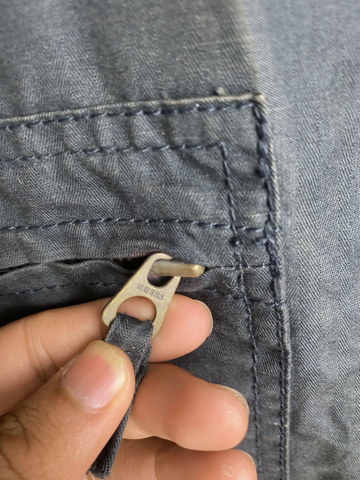Guess GUESS Jeans Military Style Utility Jacket Arm Logo Patch Size US M / EU 48-50 / 2 - 5 Thumbnail