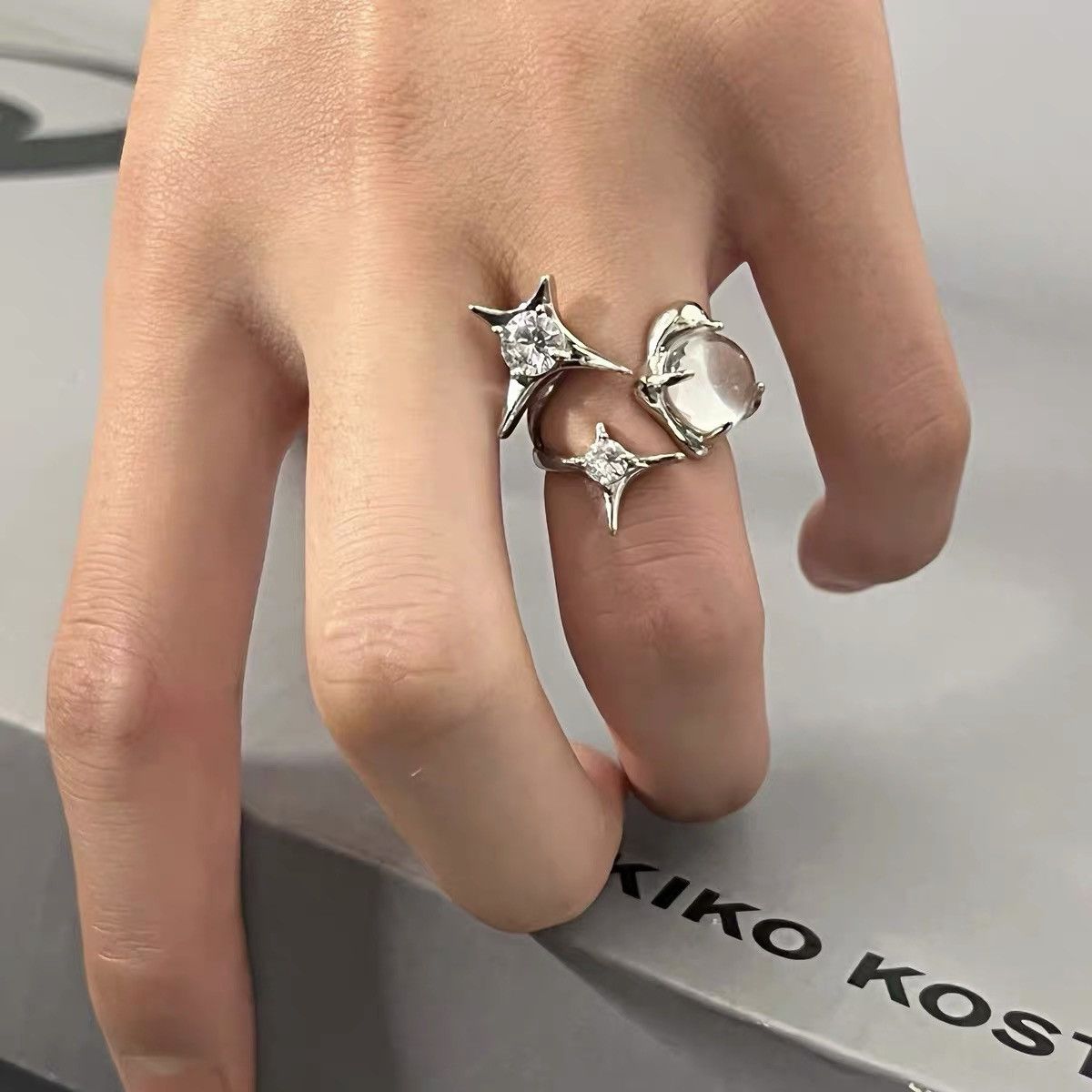 Jewelry × Vintage Retro punk rings Size ONE SIZE - 2 Thumbnail