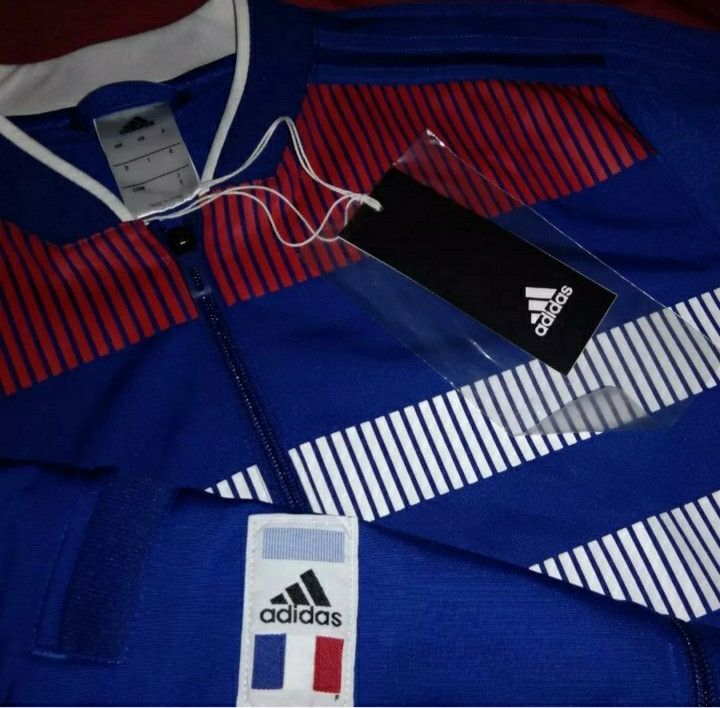 Adidas BNWT Adidas France Tracktop jacket World Cup Size US S / EU 44-46 / 1 - 7 Thumbnail