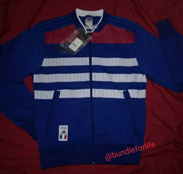 Adidas BNWT Adidas France Tracktop jacket World Cup Size US S / EU 44-46 / 1 - 5 Thumbnail