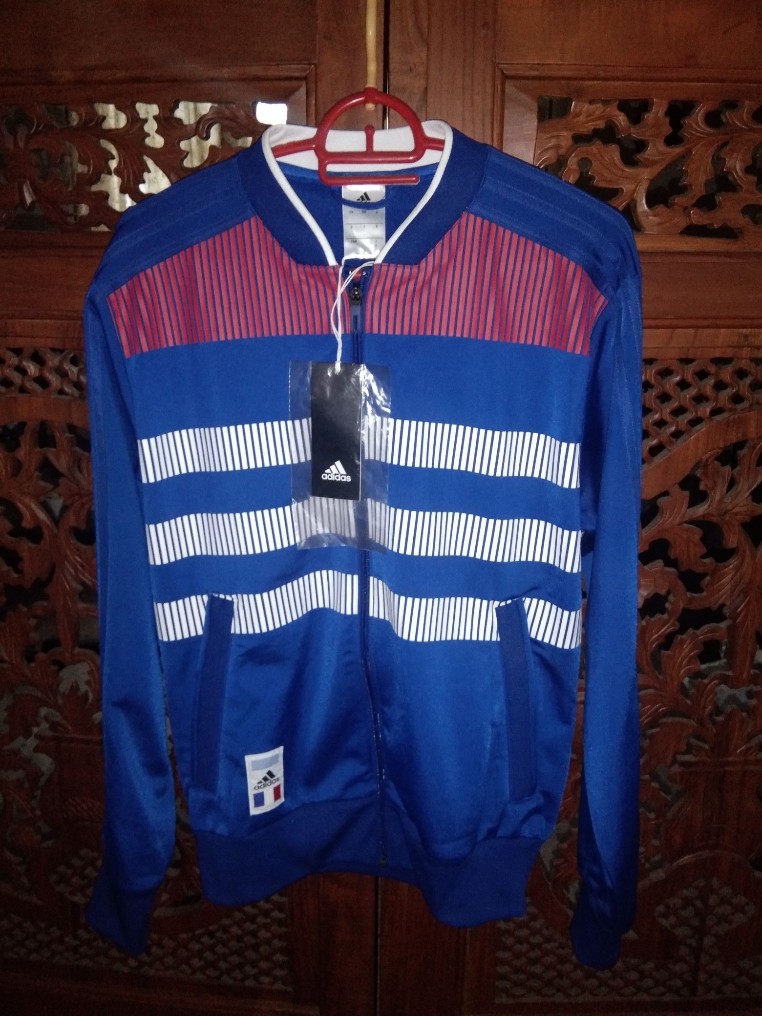 Adidas BNWT Adidas France Tracktop jacket World Cup Size US S / EU 44-46 / 1 - 2 Thumbnail