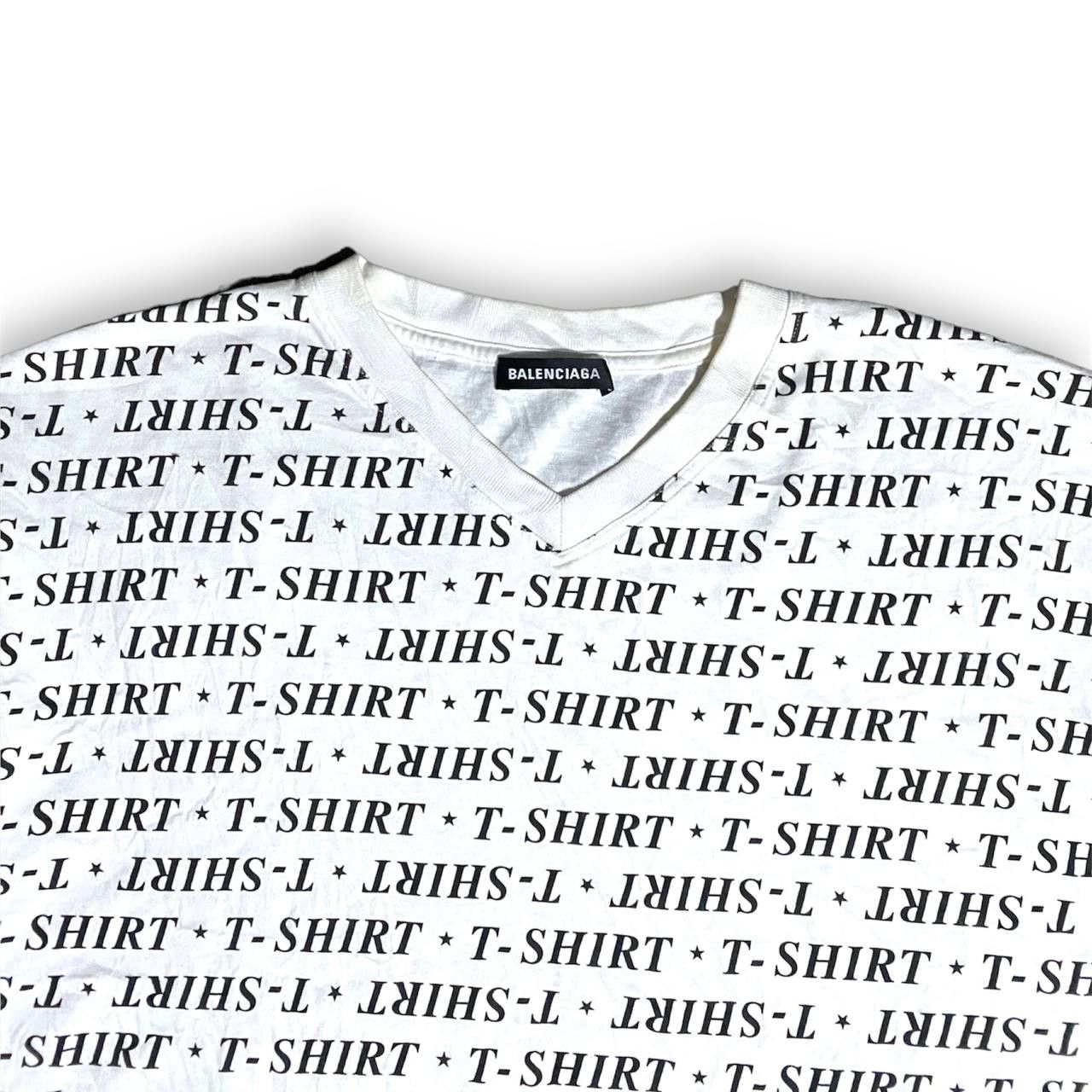 Balenciaga All Over Print Oversized Tee