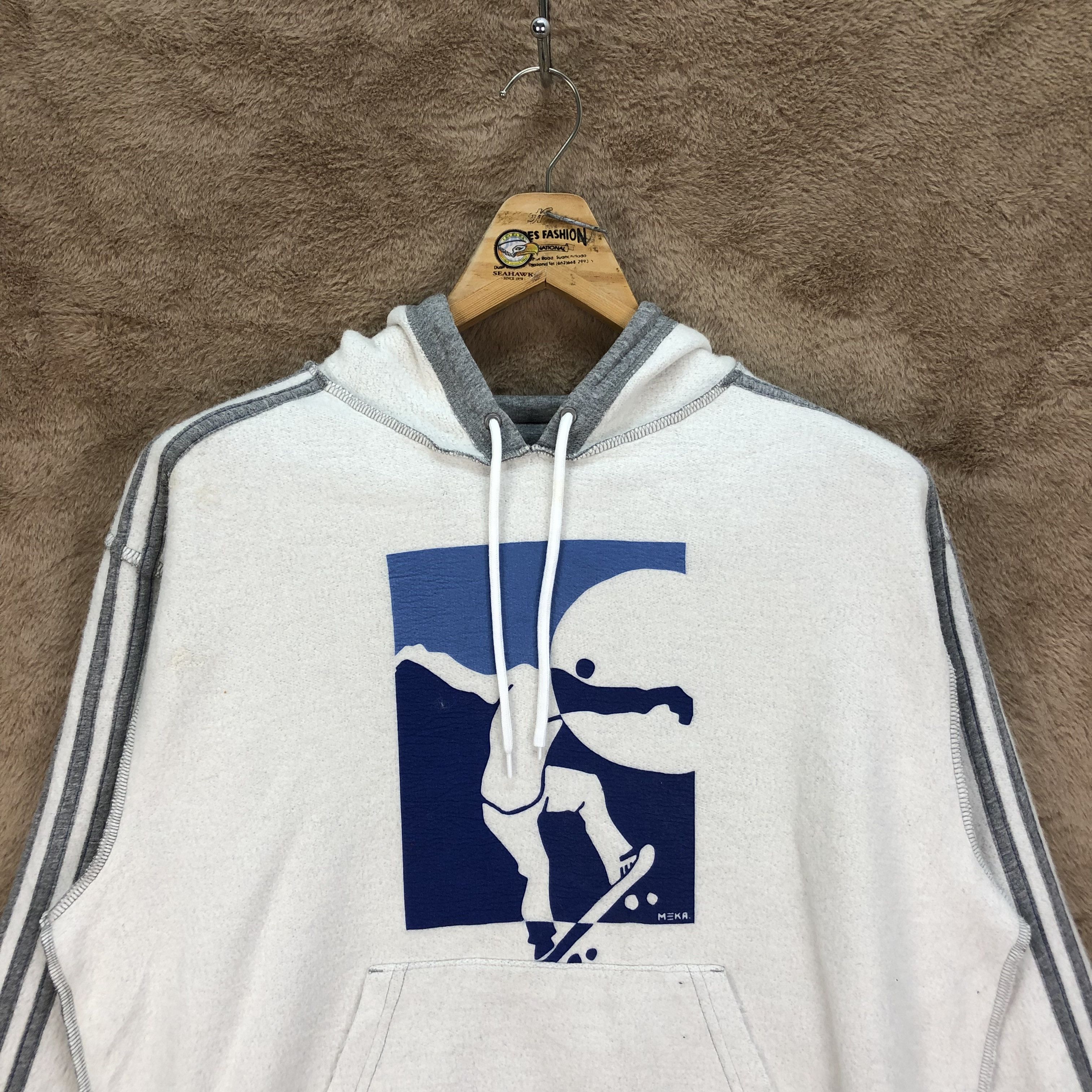Adidas Adidas Skaters MEKA REVERSEMKHOOD Pullover Hoodies #4972-38 Size US S / EU 44-46 / 1 - 2 Thumbnail