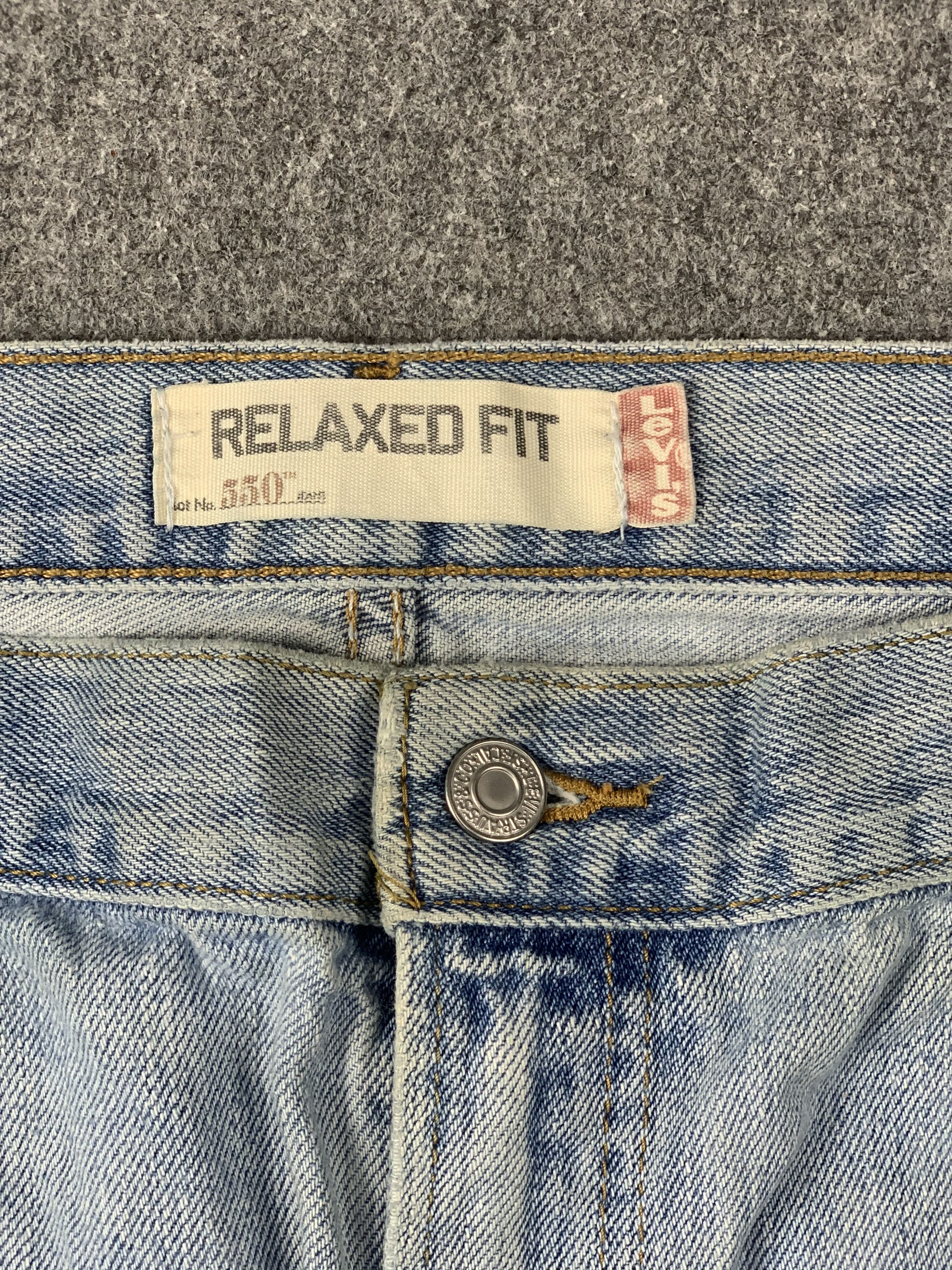 Levi's Vintage Levis 550 Light Wash Jeans DP1994 Size US 39 - 7 Thumbnail