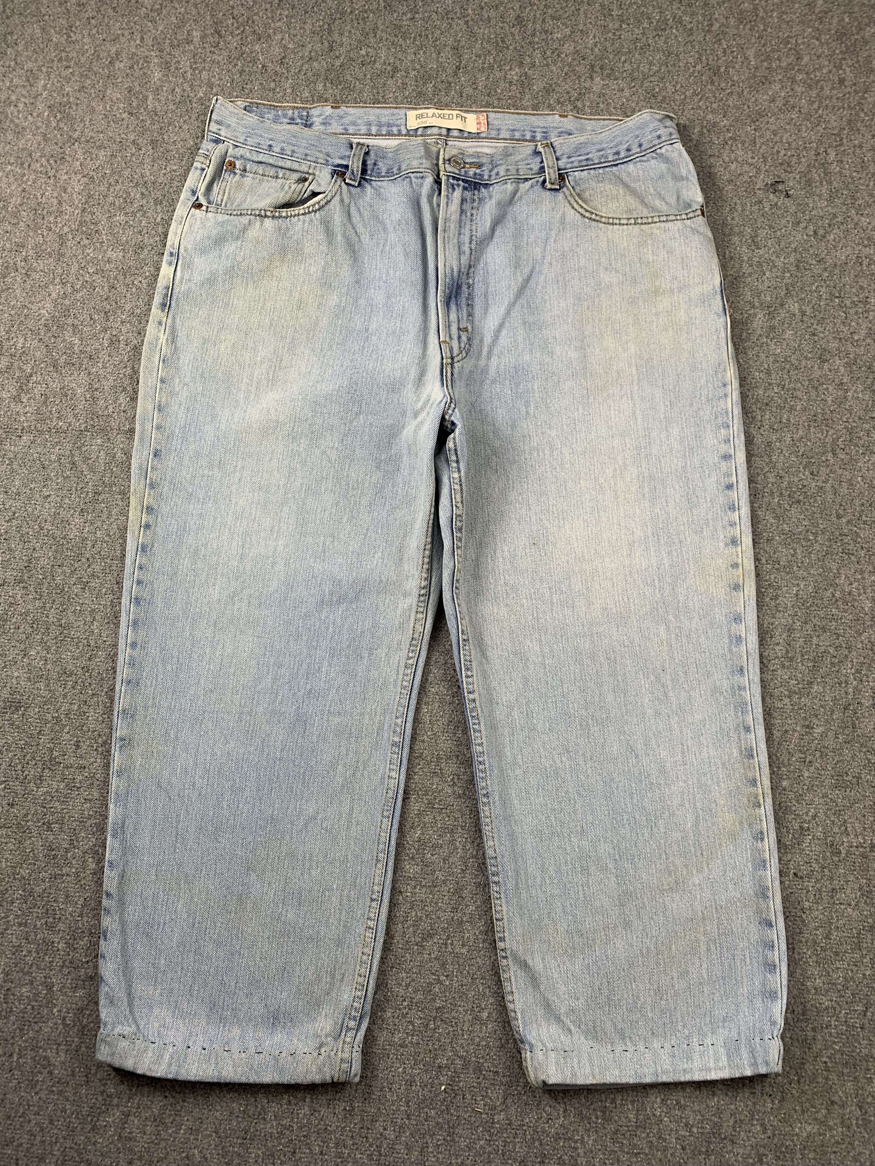 Levi's Vintage Levis 550 Light Wash Jeans DP1994 Size US 39 - 1 Thumbnail
