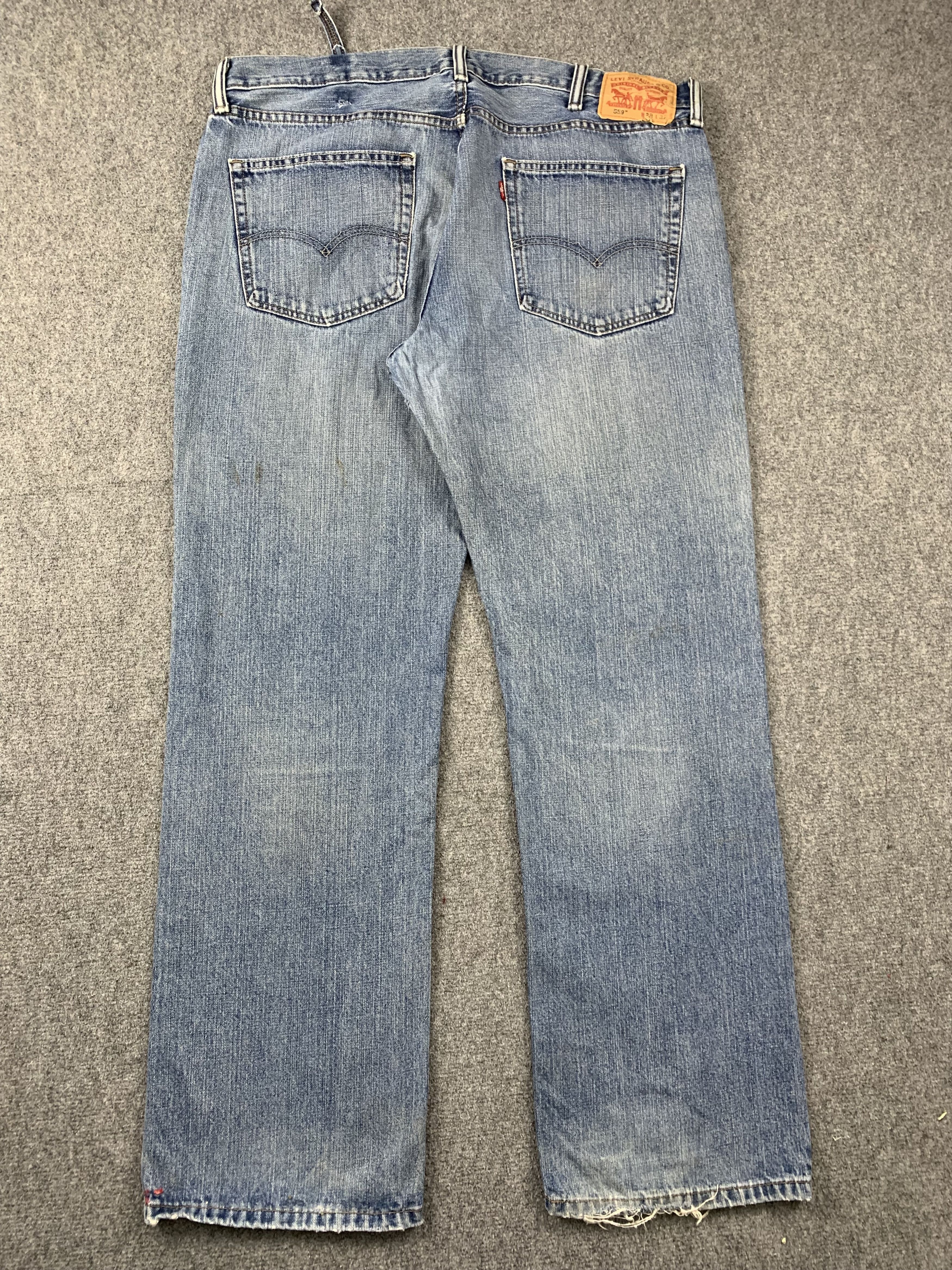 Levi's Vintage Levis 559 Faded Blue Jeans DP1998 Size US 39 - 2 Thumbnail