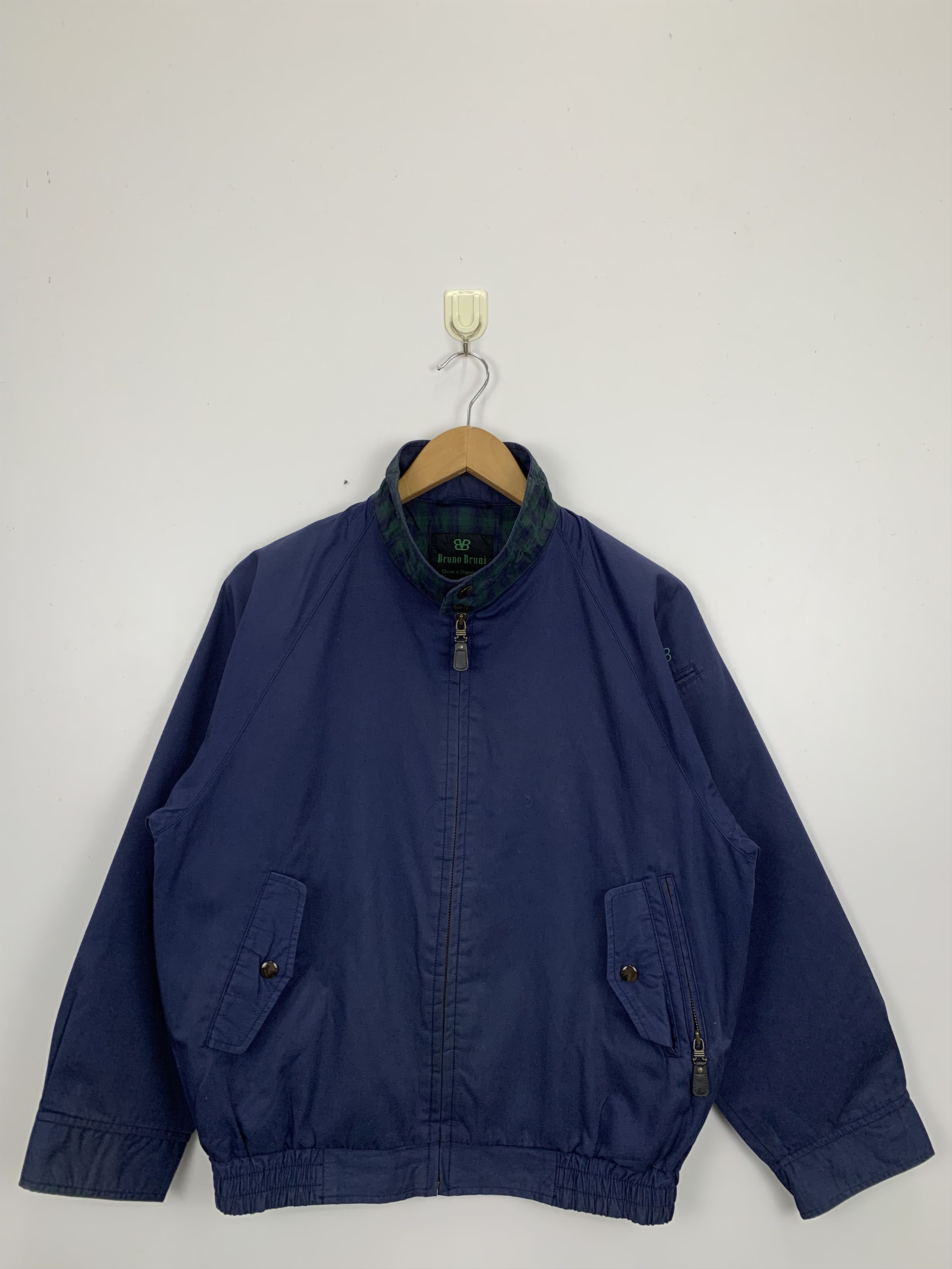 Vintage Vintage Bruno Bruni Italian Zipper Jacket J1010 Size US M / EU 48-50 / 2 - 1 Thumbnail