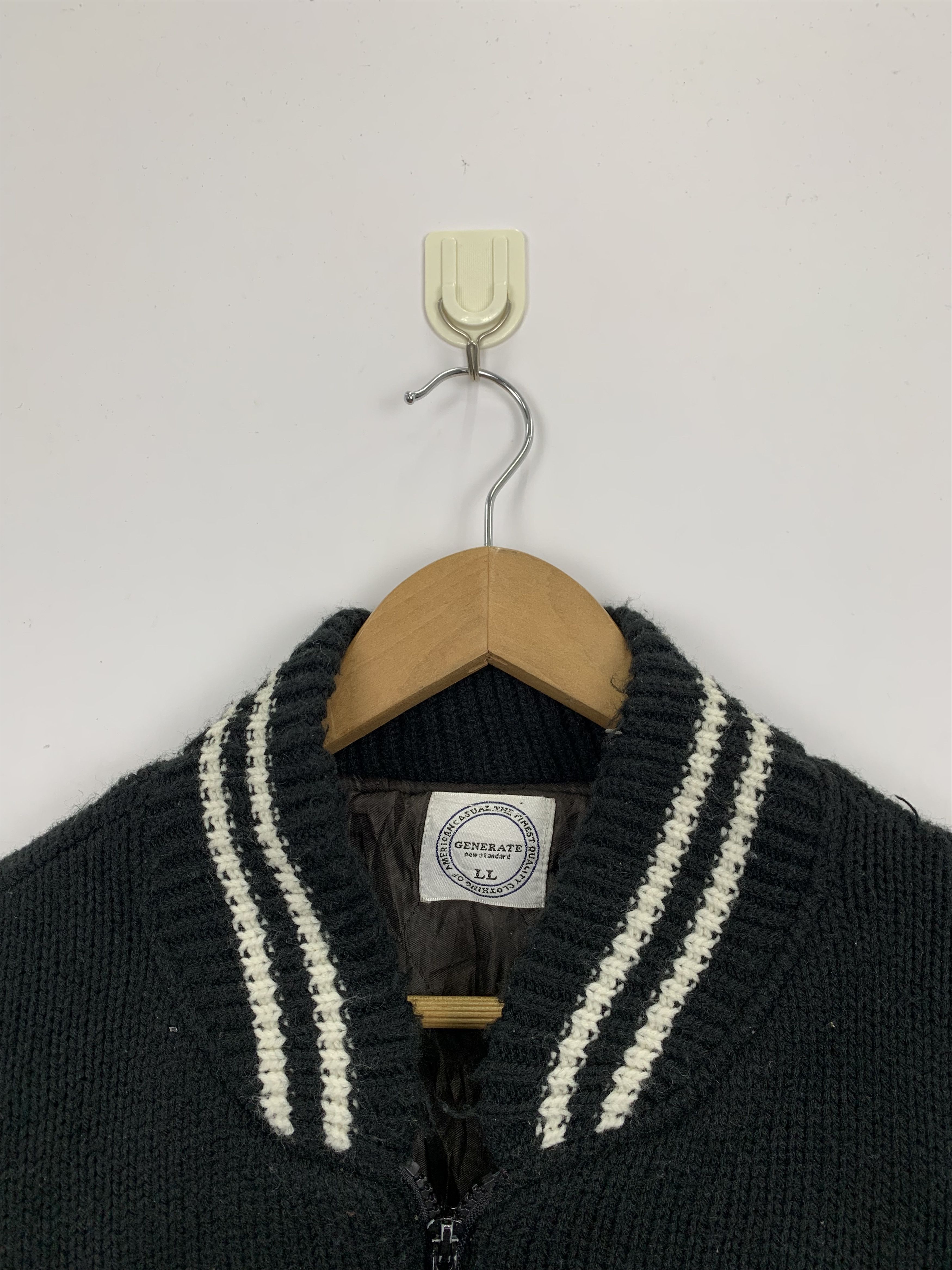 Vintage Vintage 90s Native American Wool Varsity Jacket V0497 Size US L / EU 52-54 / 3 - 8 Thumbnail