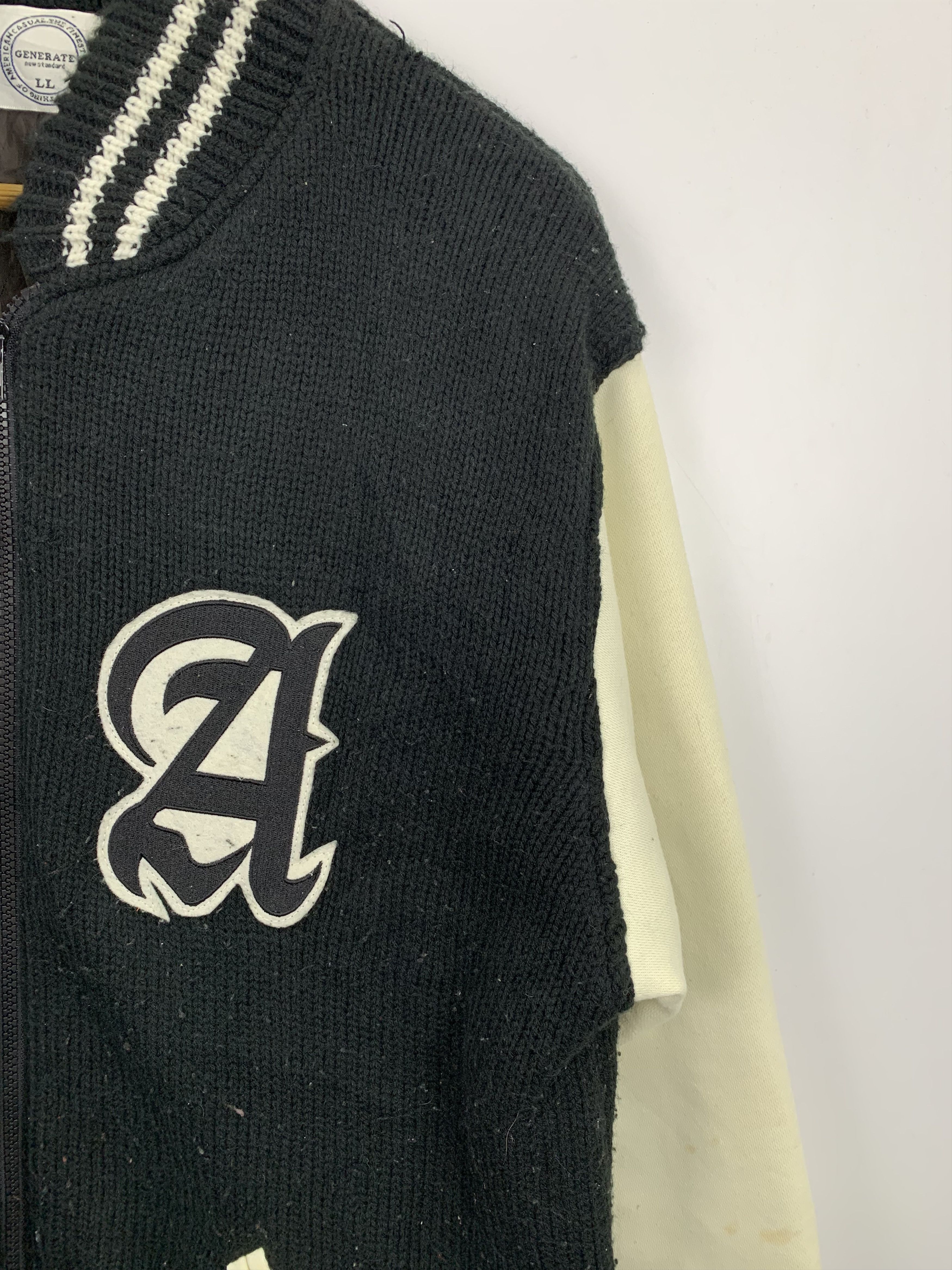 Vintage Vintage 90s Native American Wool Varsity Jacket V0497 Size US L / EU 52-54 / 3 - 6 Thumbnail