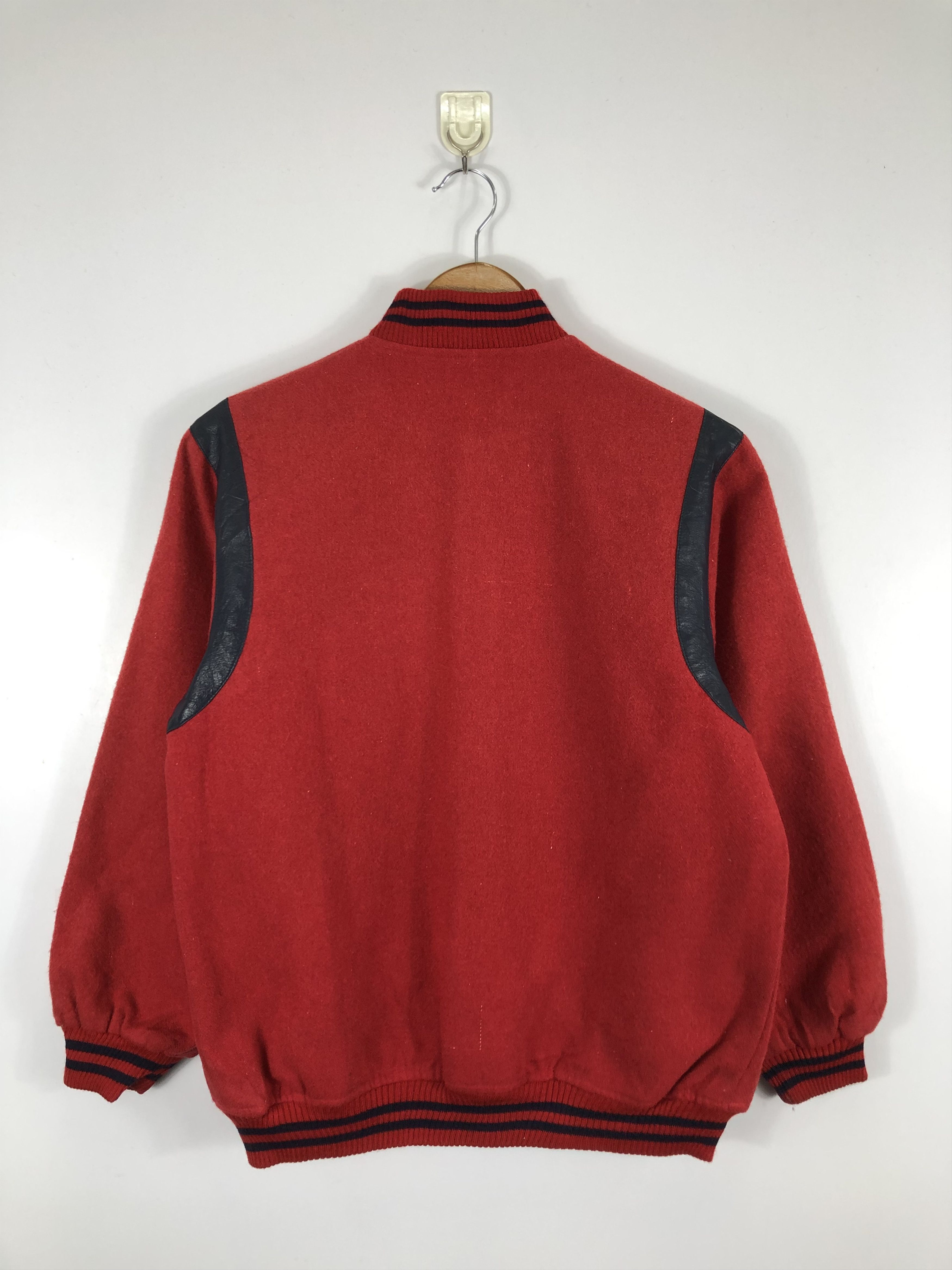Vintage Vintage 80s Arnold Palmer Varsity Jacket Red V0270 Size US M / EU 48-50 / 2 - 3 Thumbnail