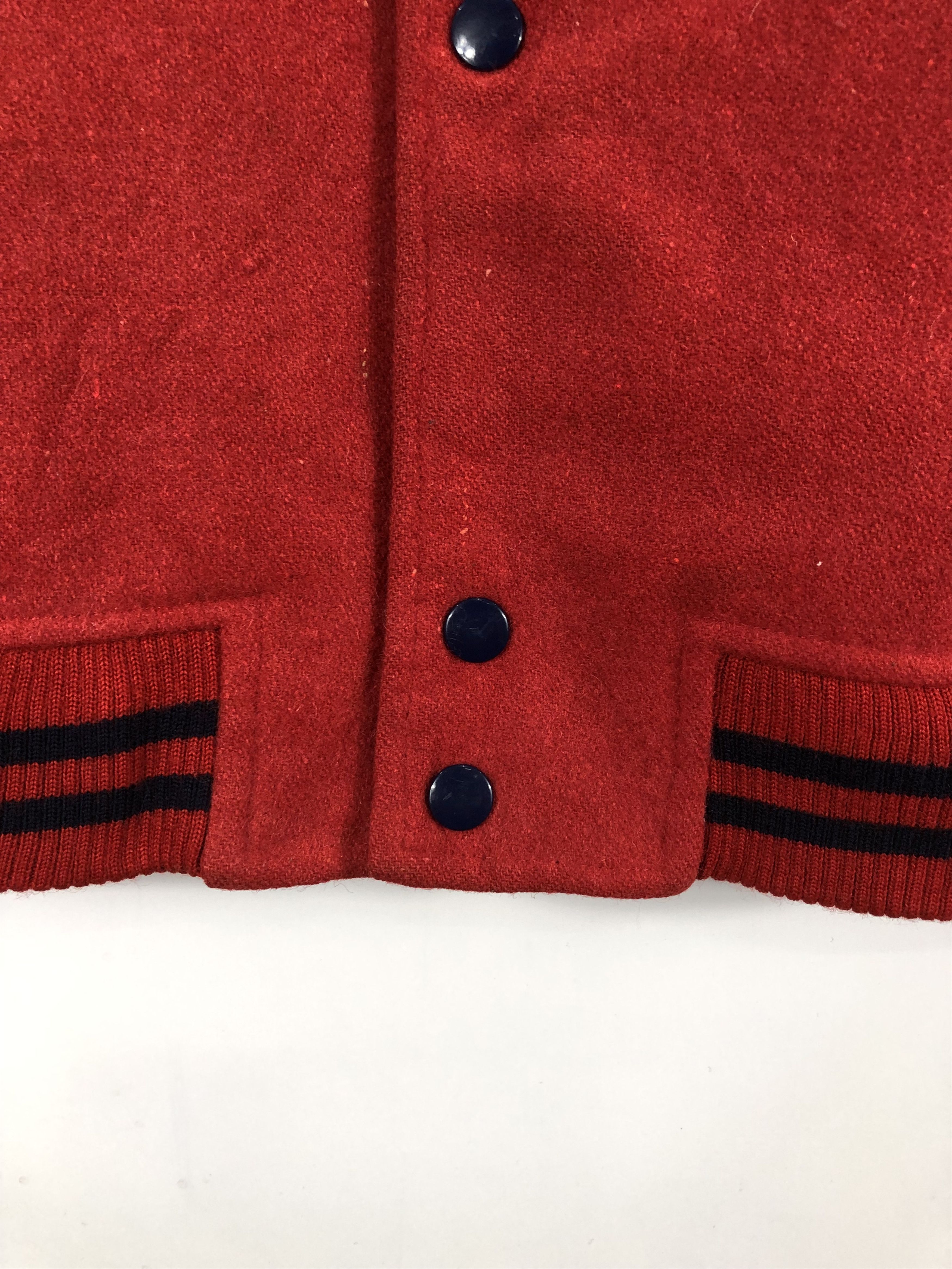 Vintage Vintage 80s Arnold Palmer Varsity Jacket Red V0270 Size US M / EU 48-50 / 2 - 6 Thumbnail