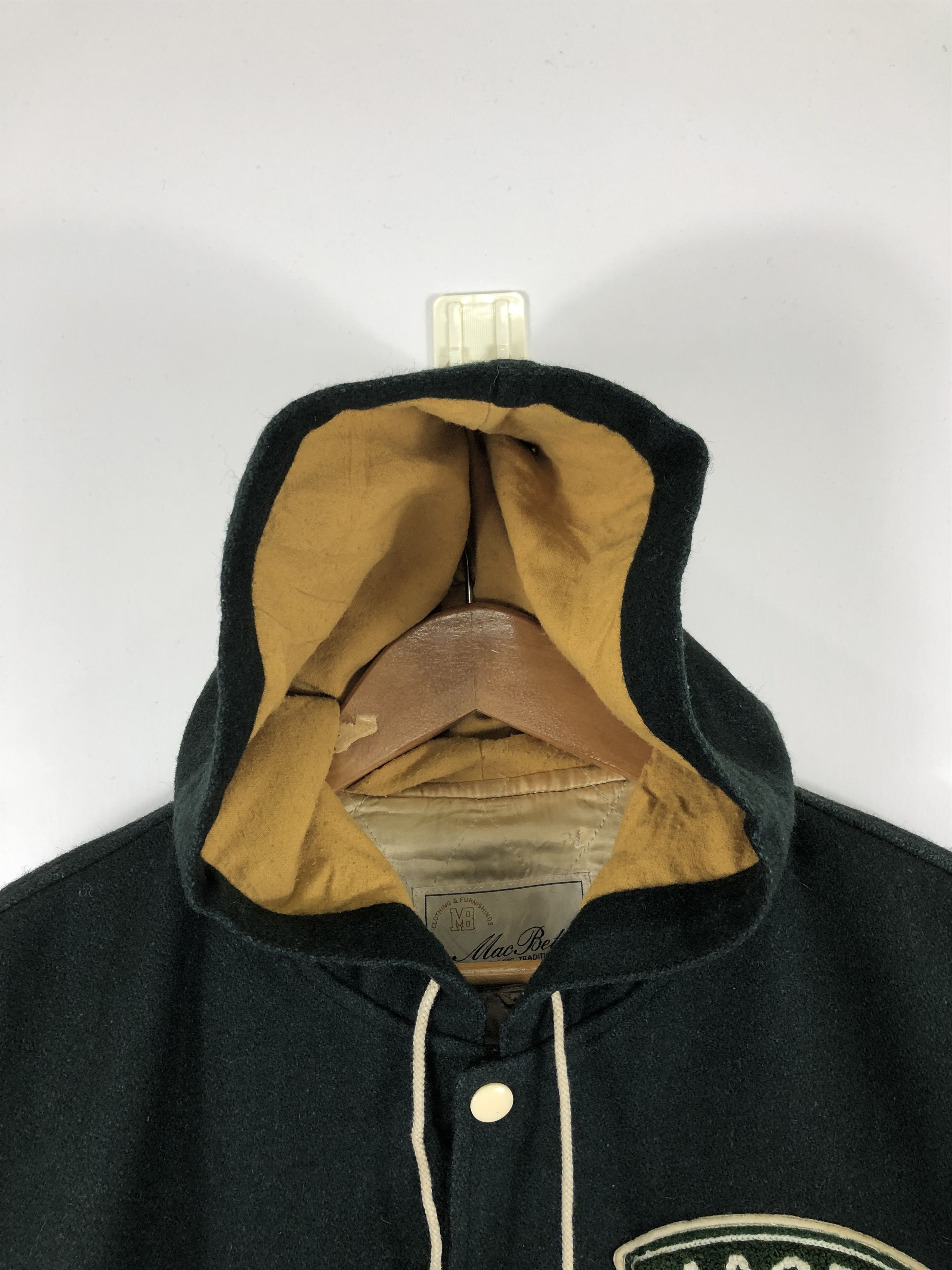 Macbeth Vintage 90s Macbeth Varsity Jacket Hoodie V0267 Size US M / EU 48-50 / 2 - 7 Thumbnail
