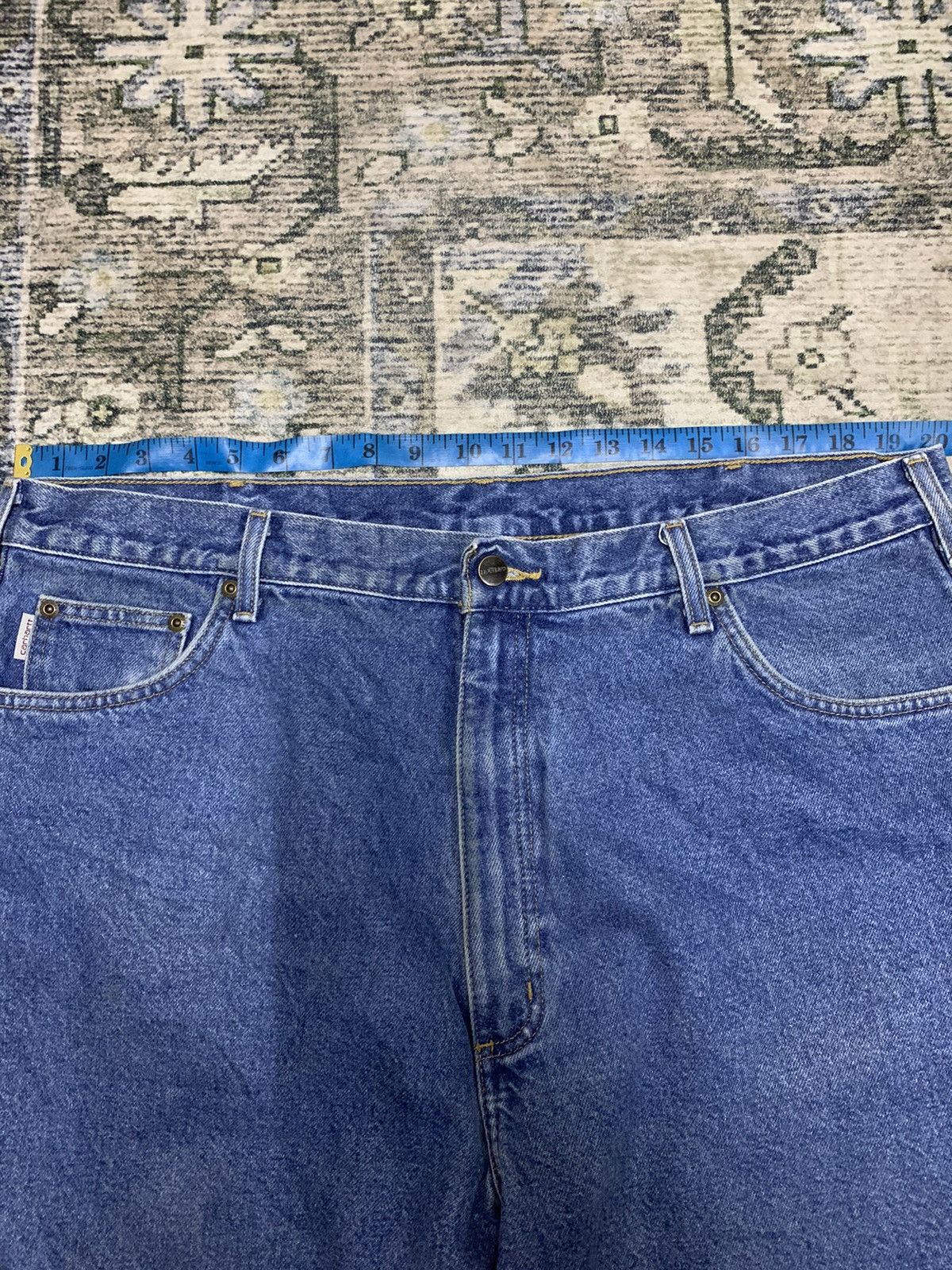 Carhartt × Vintage Carhartt Jeans Denim Flannel Lining Size US 40 / EU 56 - 7 Thumbnail