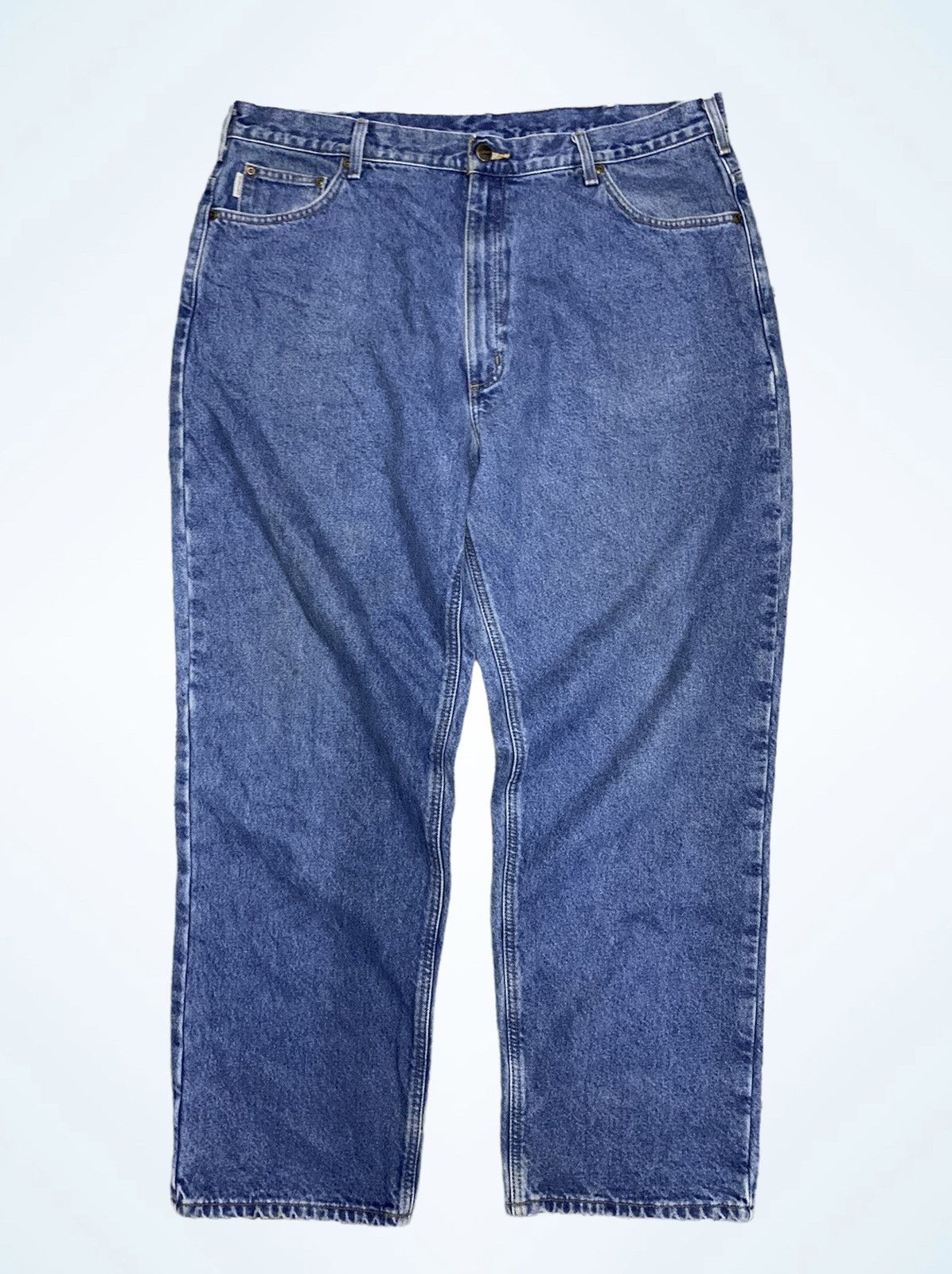 Carhartt × Vintage Carhartt Jeans Denim Flannel Lining Size US 40 / EU 56 - 1 Thumbnail