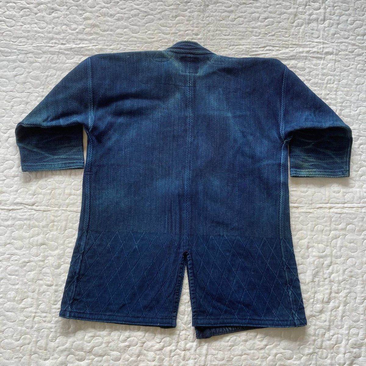Indigo Vintage 60s Kendo Kimono Boro Wild Character Design Size US L / EU 52-54 / 3 - 2 Thumbnail
