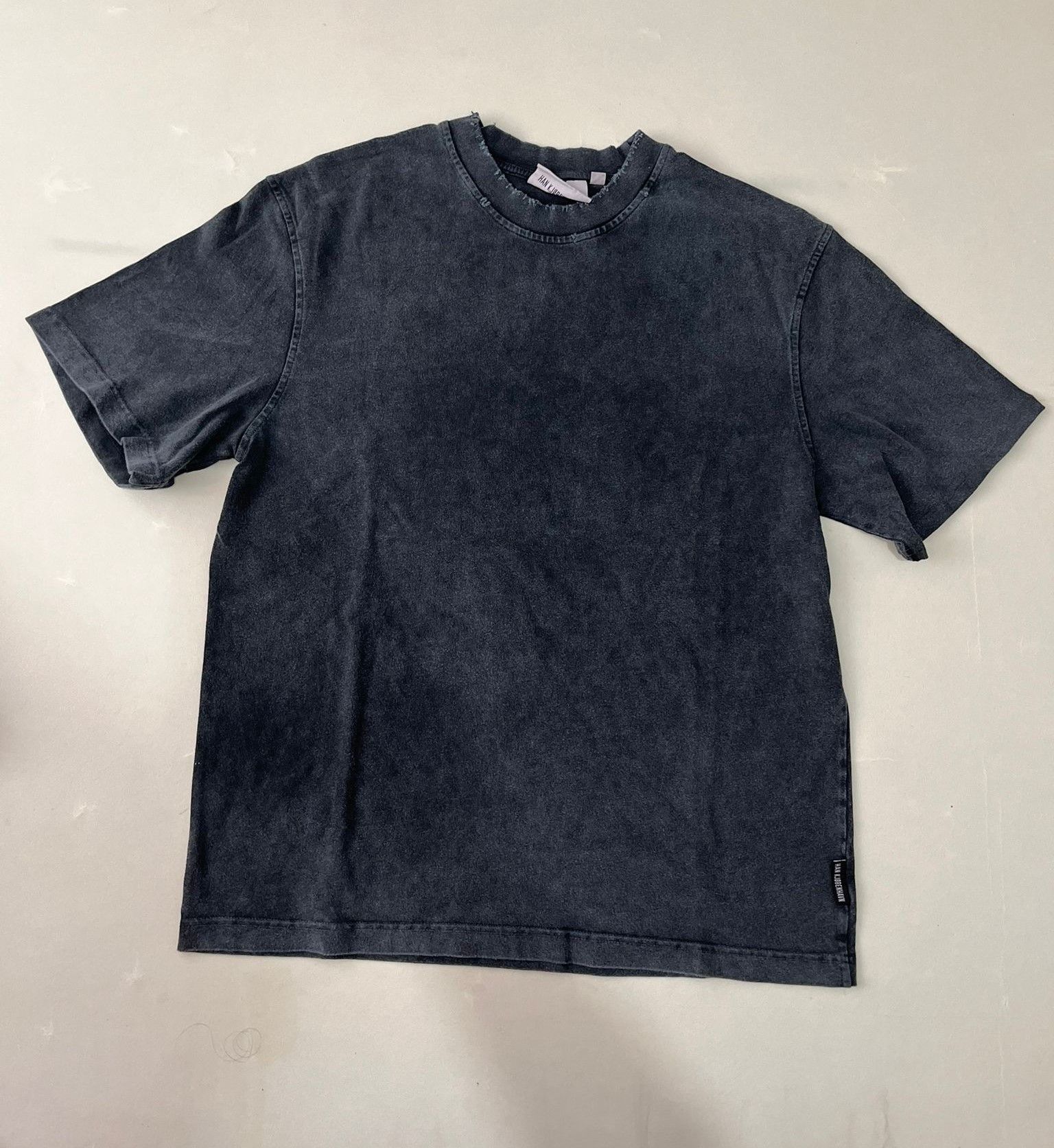 Han Kjobenhavn Distressed Logo Grey T-Shirt Size US L / EU 52-54 / 3 - 3 Thumbnail