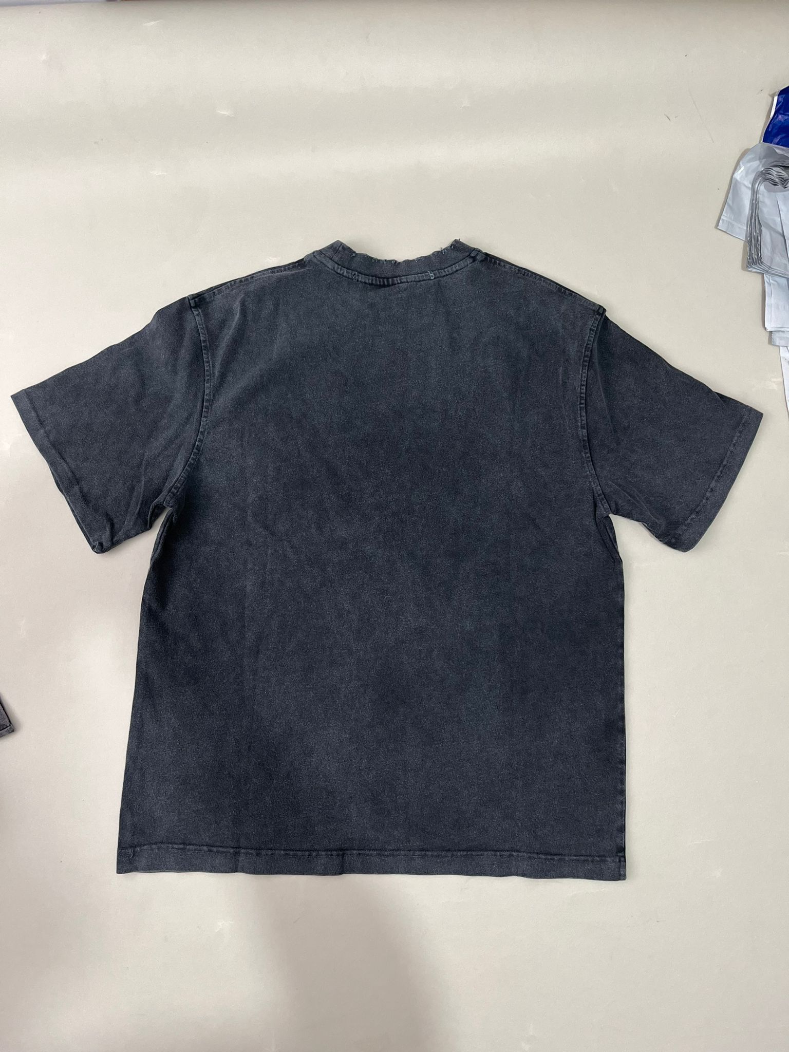 Han Kjobenhavn Distressed Logo Grey T-Shirt Size US L / EU 52-54 / 3 - 6 Thumbnail