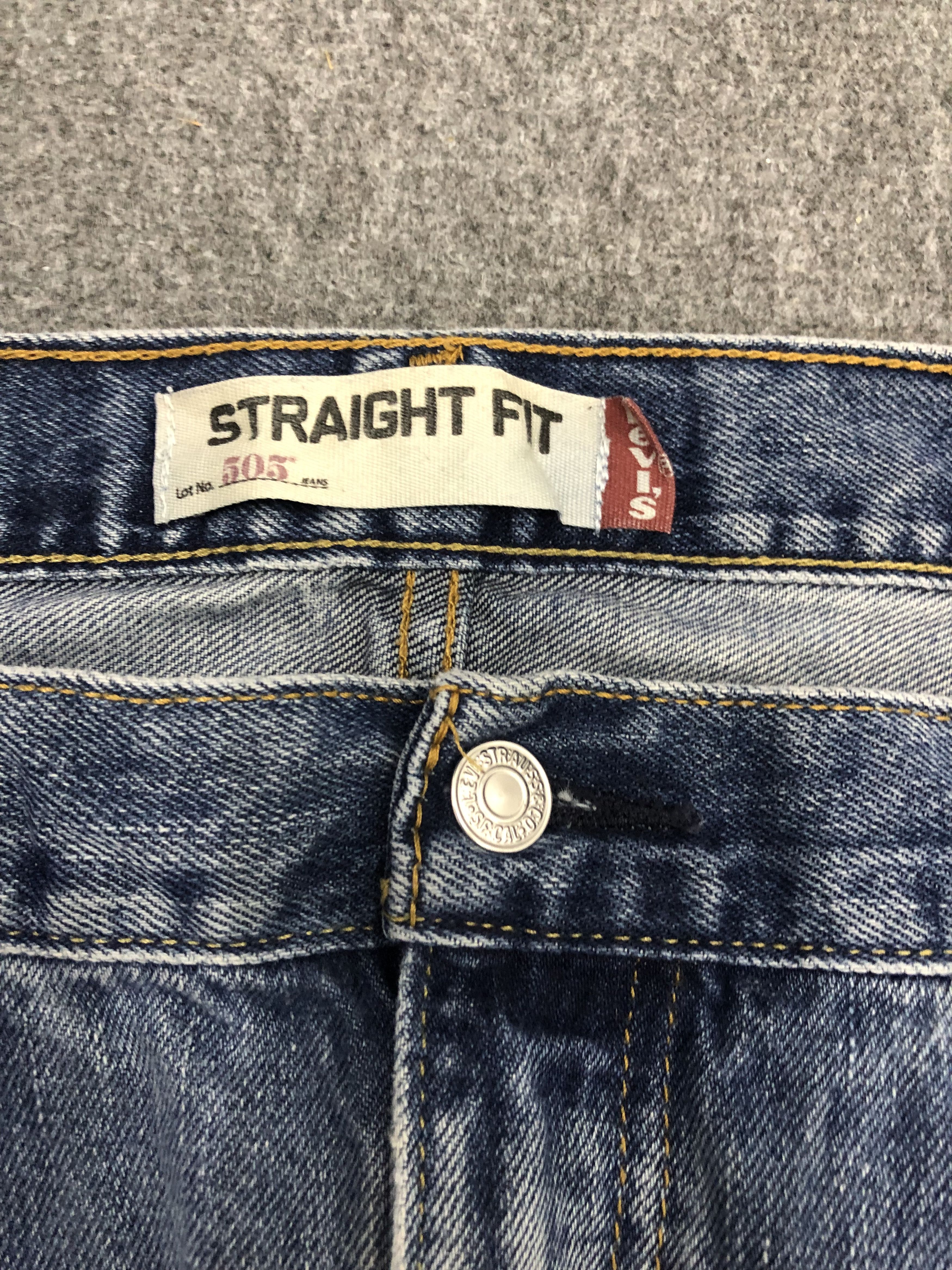Levi's Vintage Levis 505 Light Wash Jeans DP1050 Size US 44 / EU 60 - 10 Thumbnail