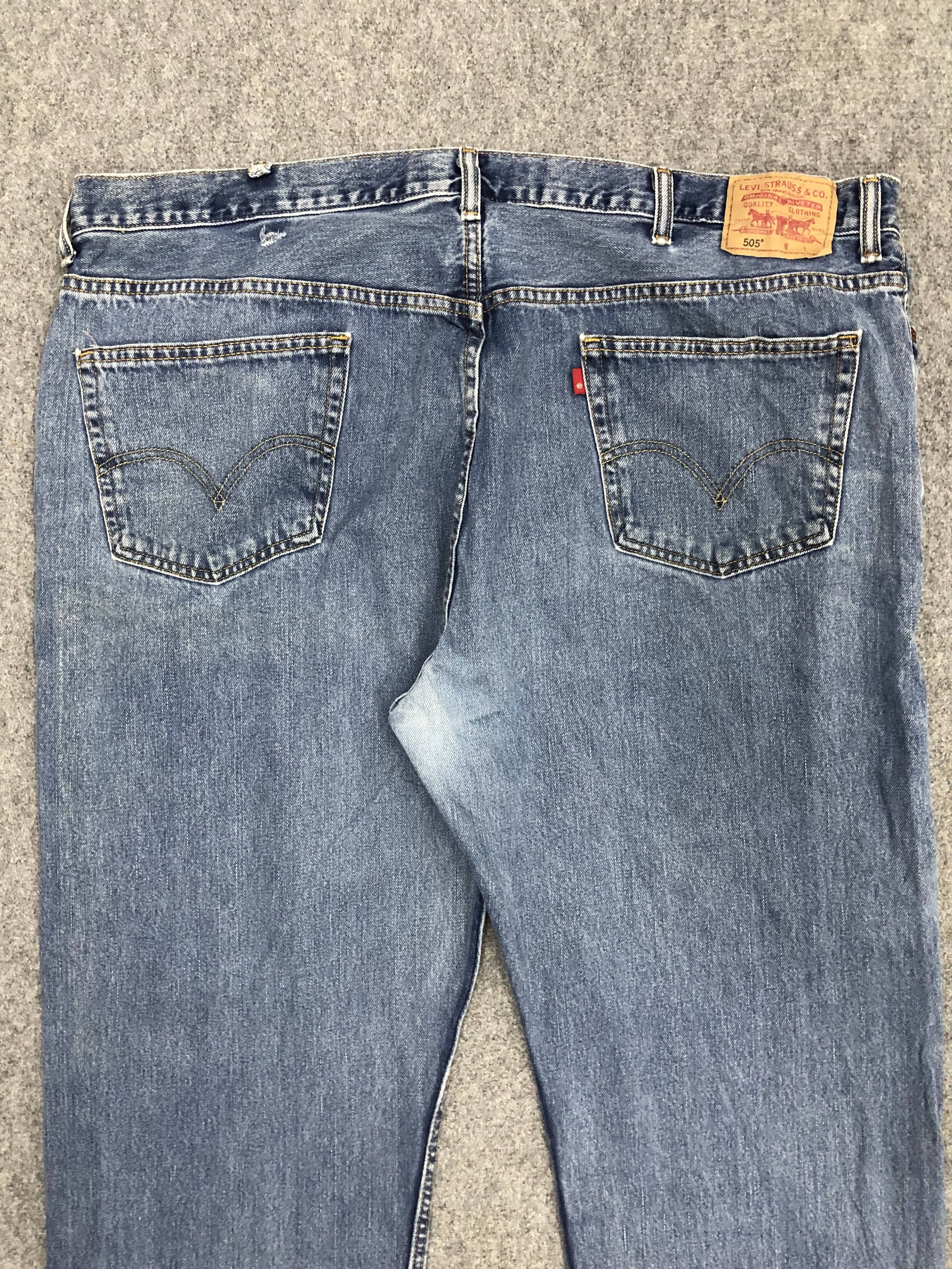 Levi's Vintage Levis 505 Light Wash Jeans DP1050 Size US 44 / EU 60 - 4 Thumbnail
