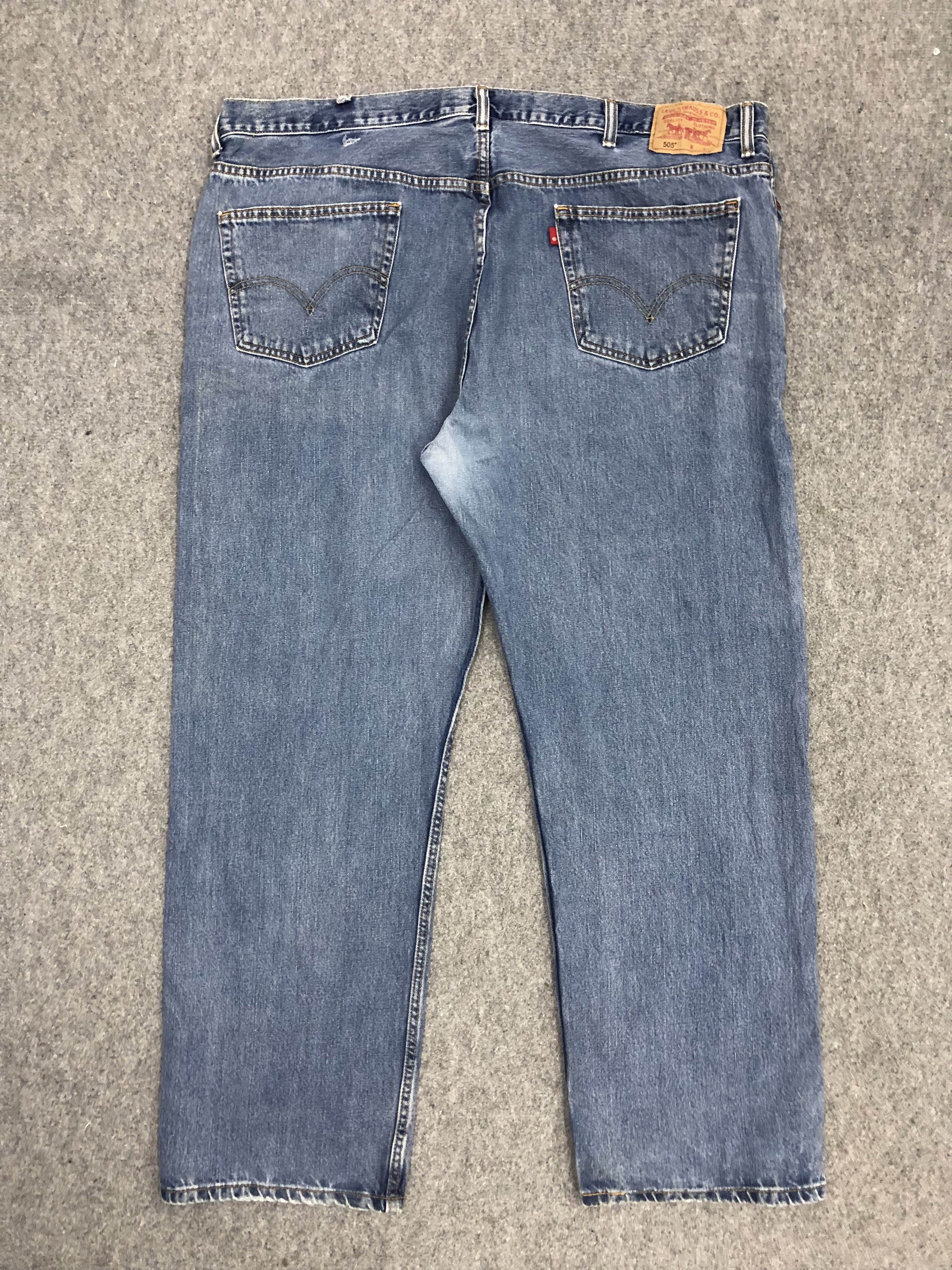 Levi's Vintage Levis 505 Light Wash Jeans DP1050 Size US 44 / EU 60 - 3 Thumbnail