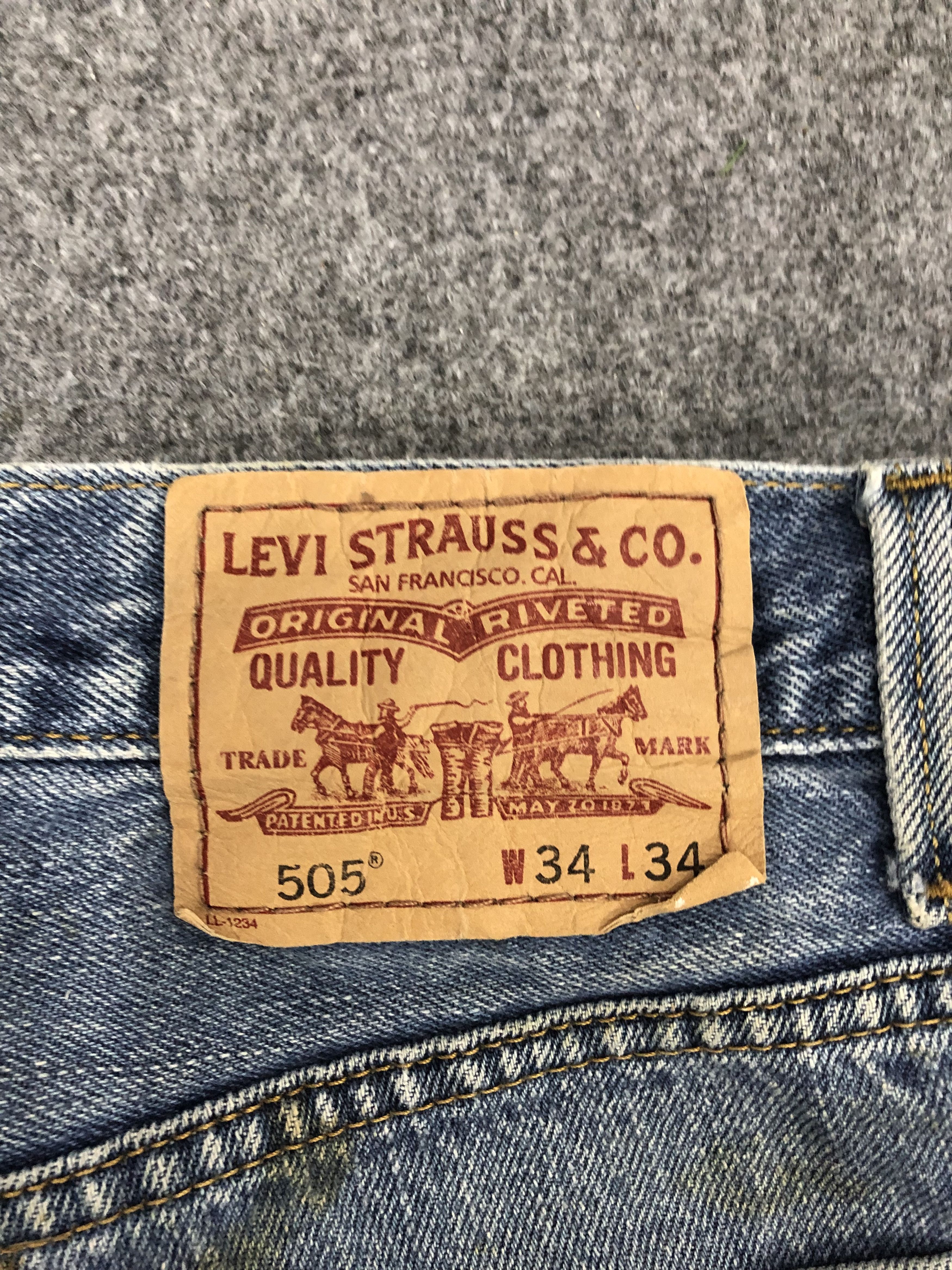 Levi's Vintage Levis 505 Jeans DP1049 Size US 36 / EU 52 - 5 Thumbnail