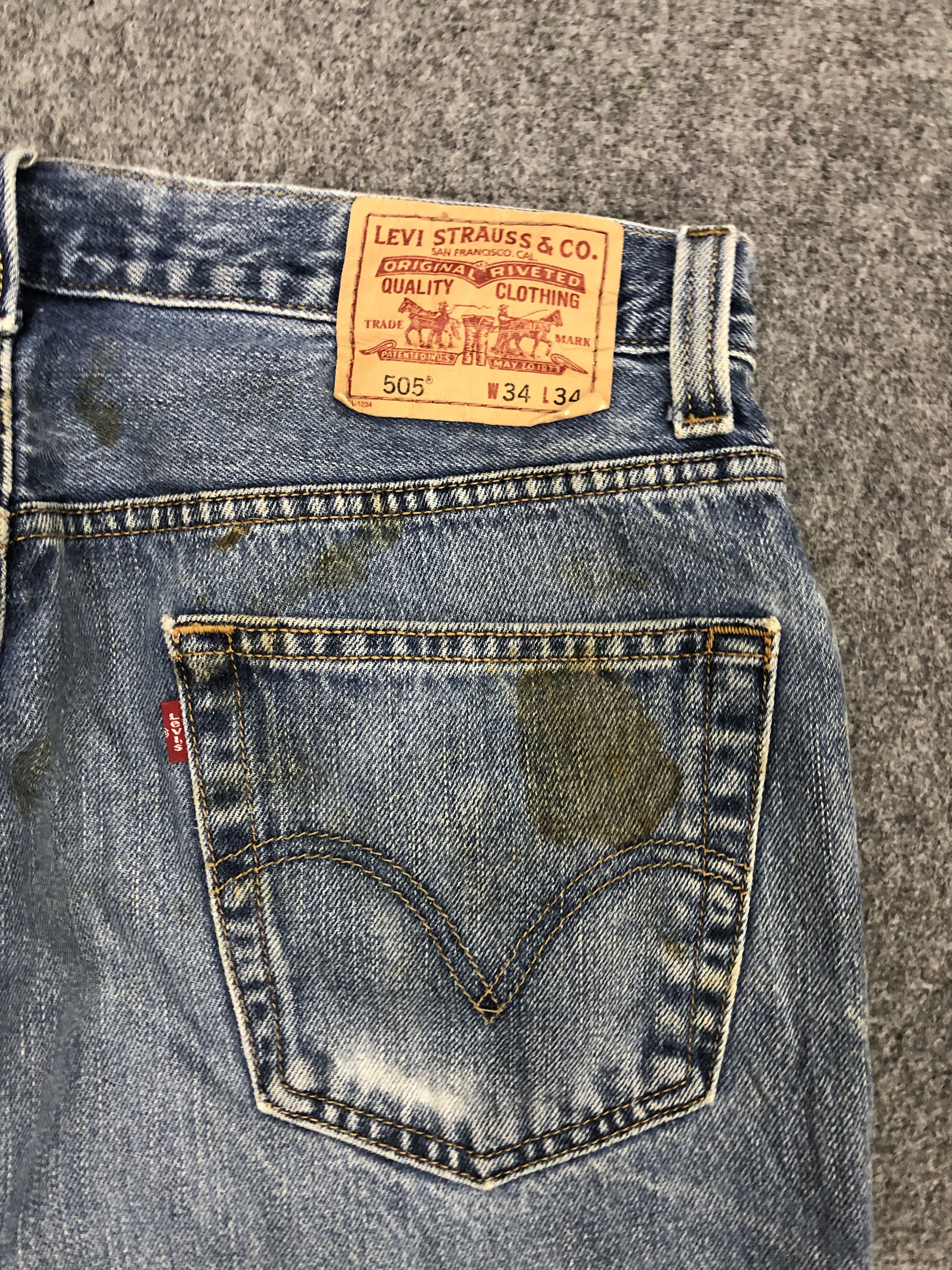 Levi's Vintage Levis 505 Jeans DP1049 Size US 36 / EU 52 - 8 Thumbnail